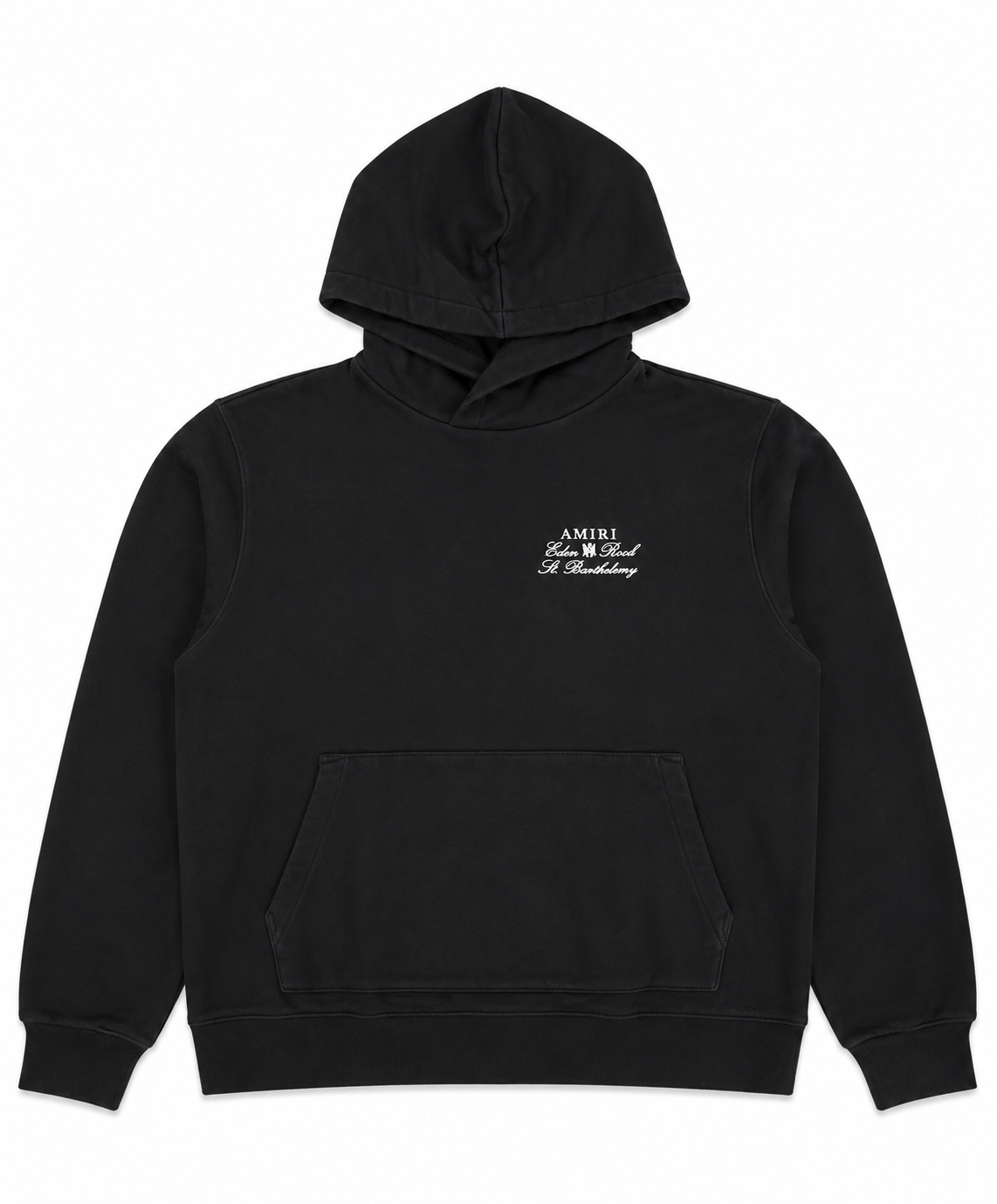 Amiri Eden Rock Black & White St. Barthelemy Hoodie