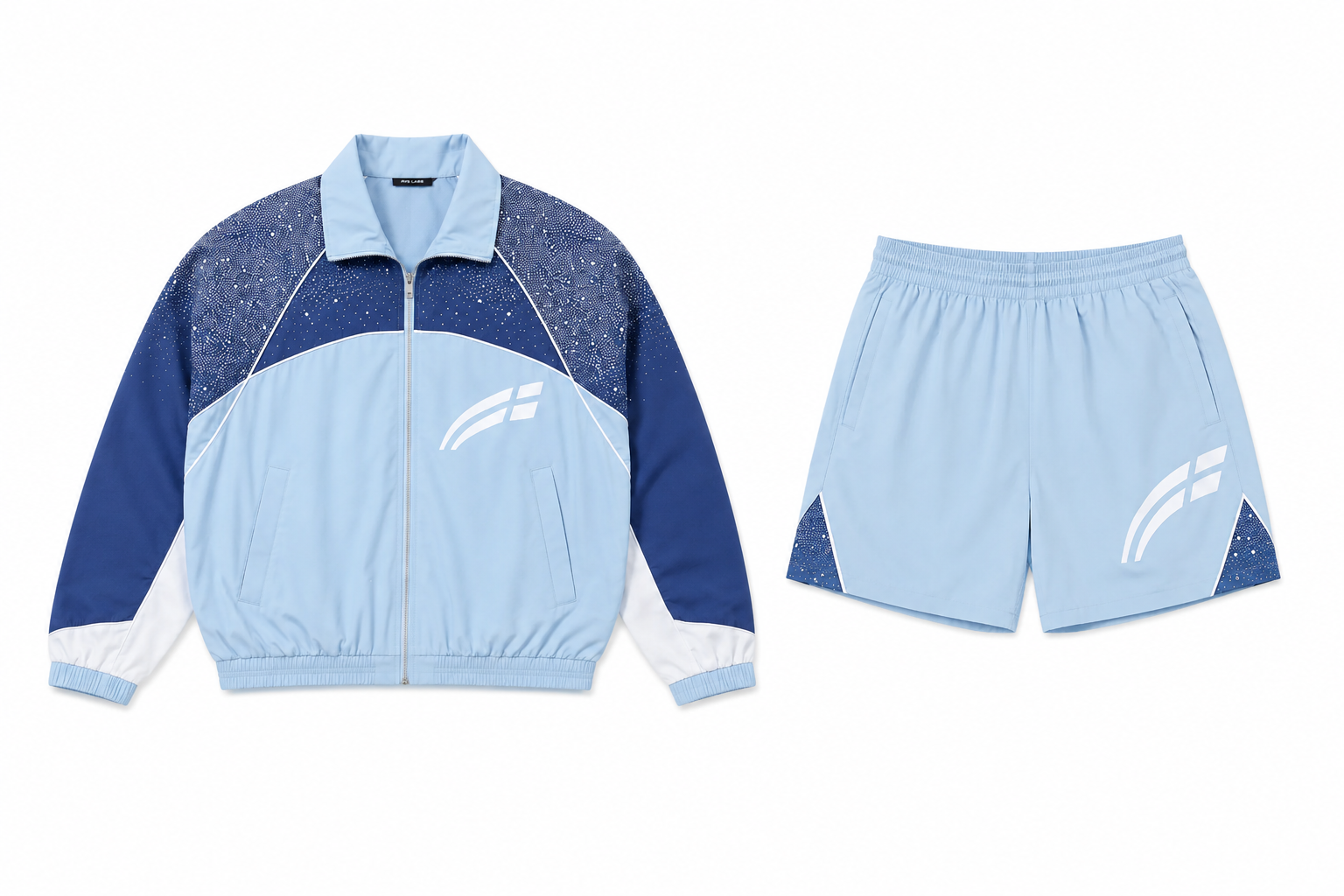 RVS LABS Steel Blue/ Powder Blue "Astral Windbreaker Set