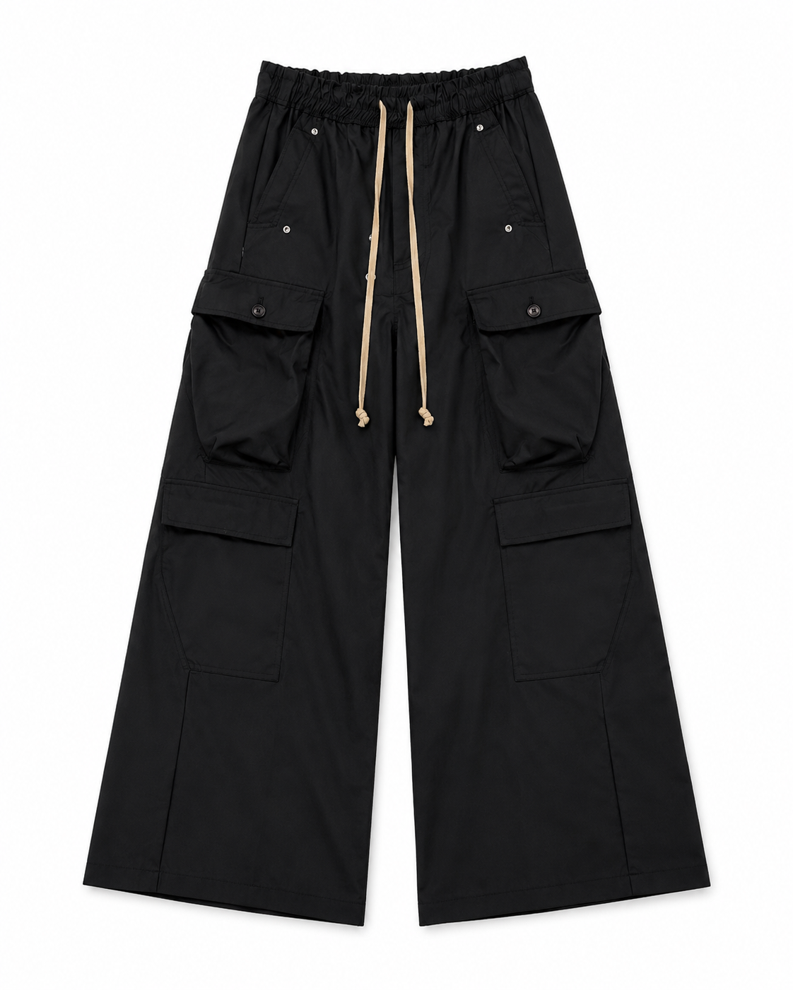 MNML | RAVE DOUBLE CARGO PANTS BLACK