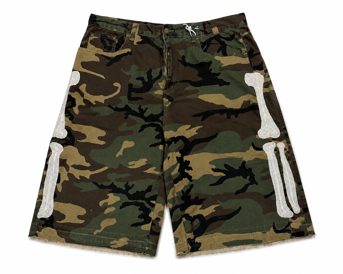 MNML Ultra Baggy Bone Shorts Camo