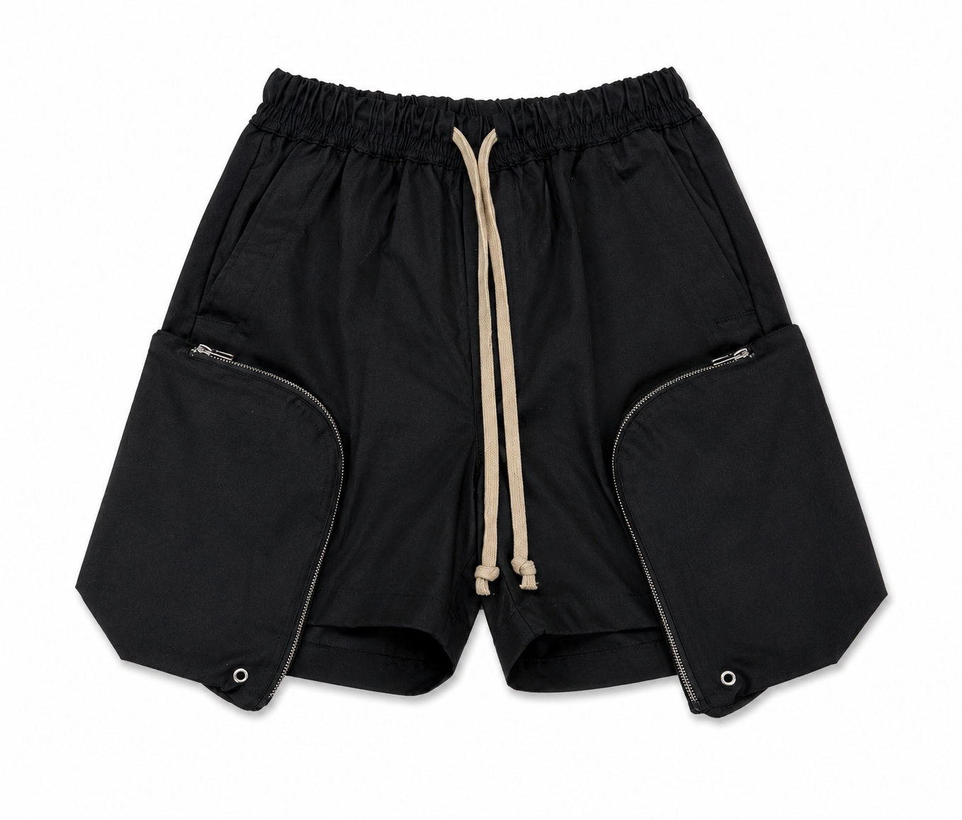 MNML Front Pocket Geo Shorts Black