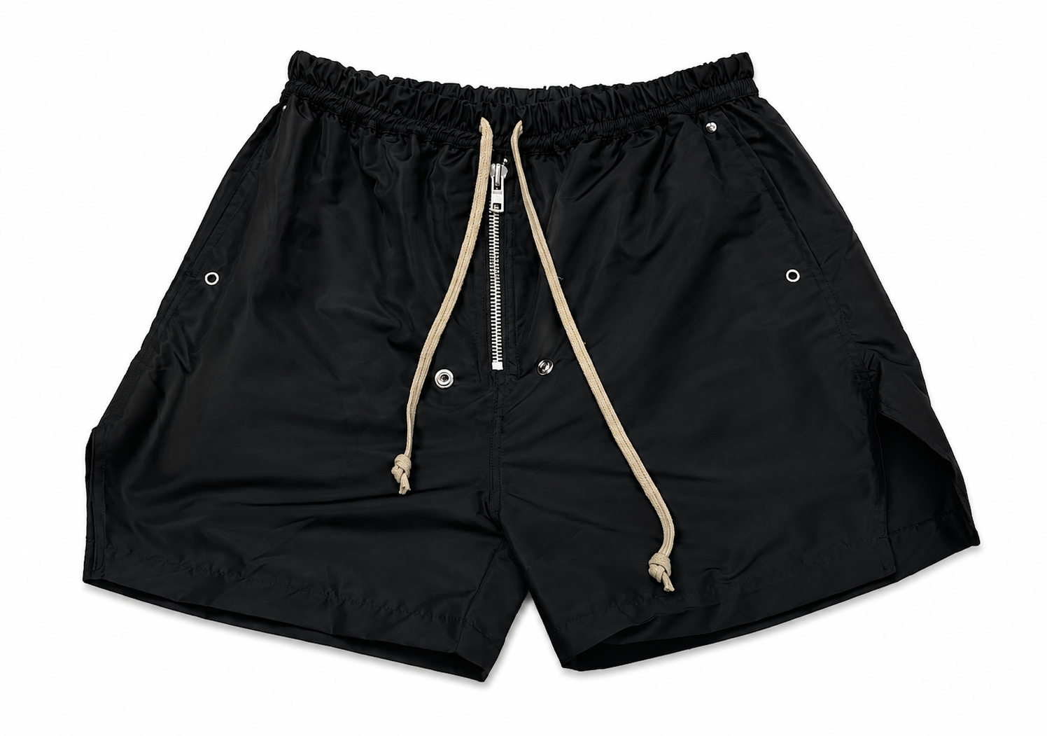 MNML Lightweight Zippered Shorts Black