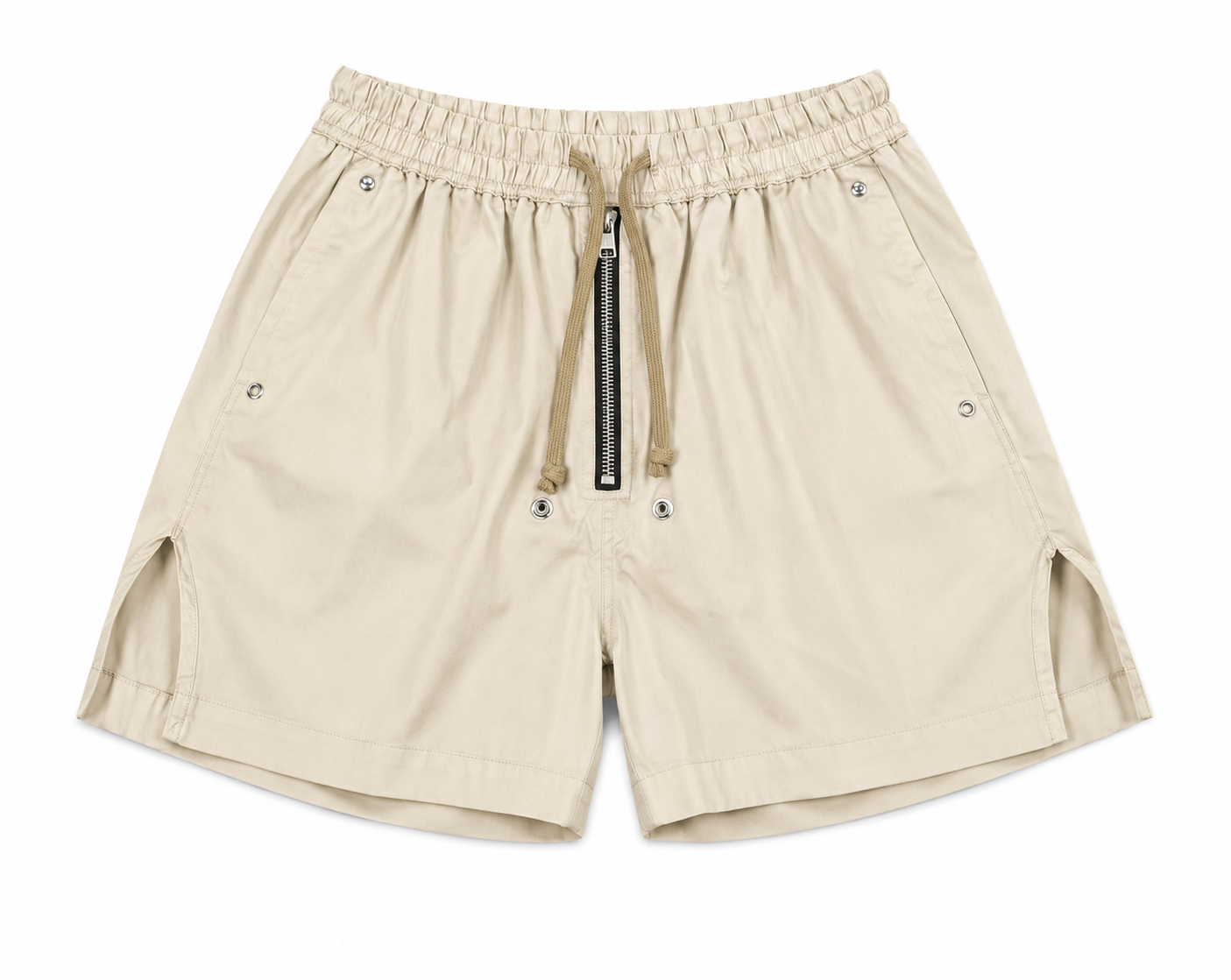 MNML Lightweight Zippered Shorts Tan