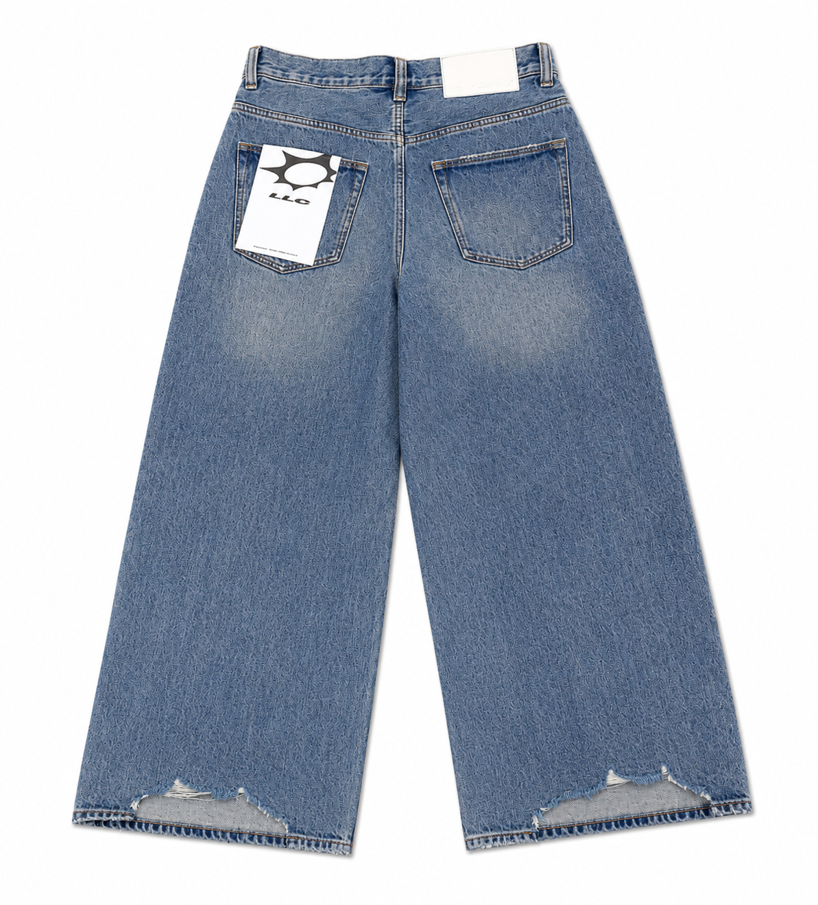 LLC Baggy Destruction Denim