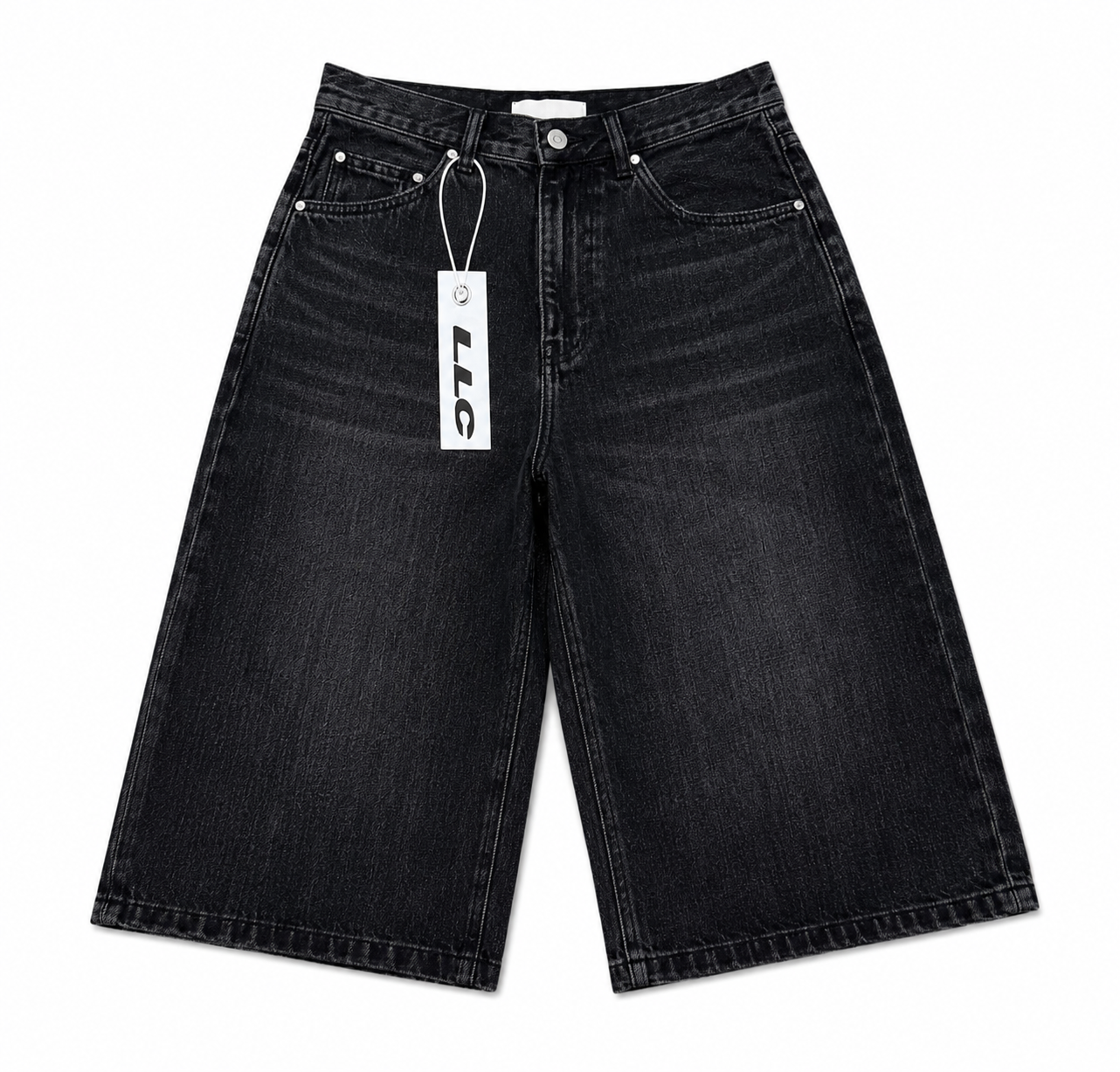 LLC JORTS BLACK