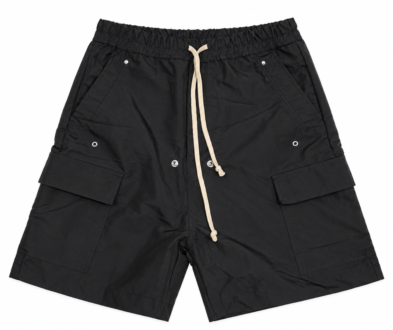 MNML Double Rave Cargo Shorts Black