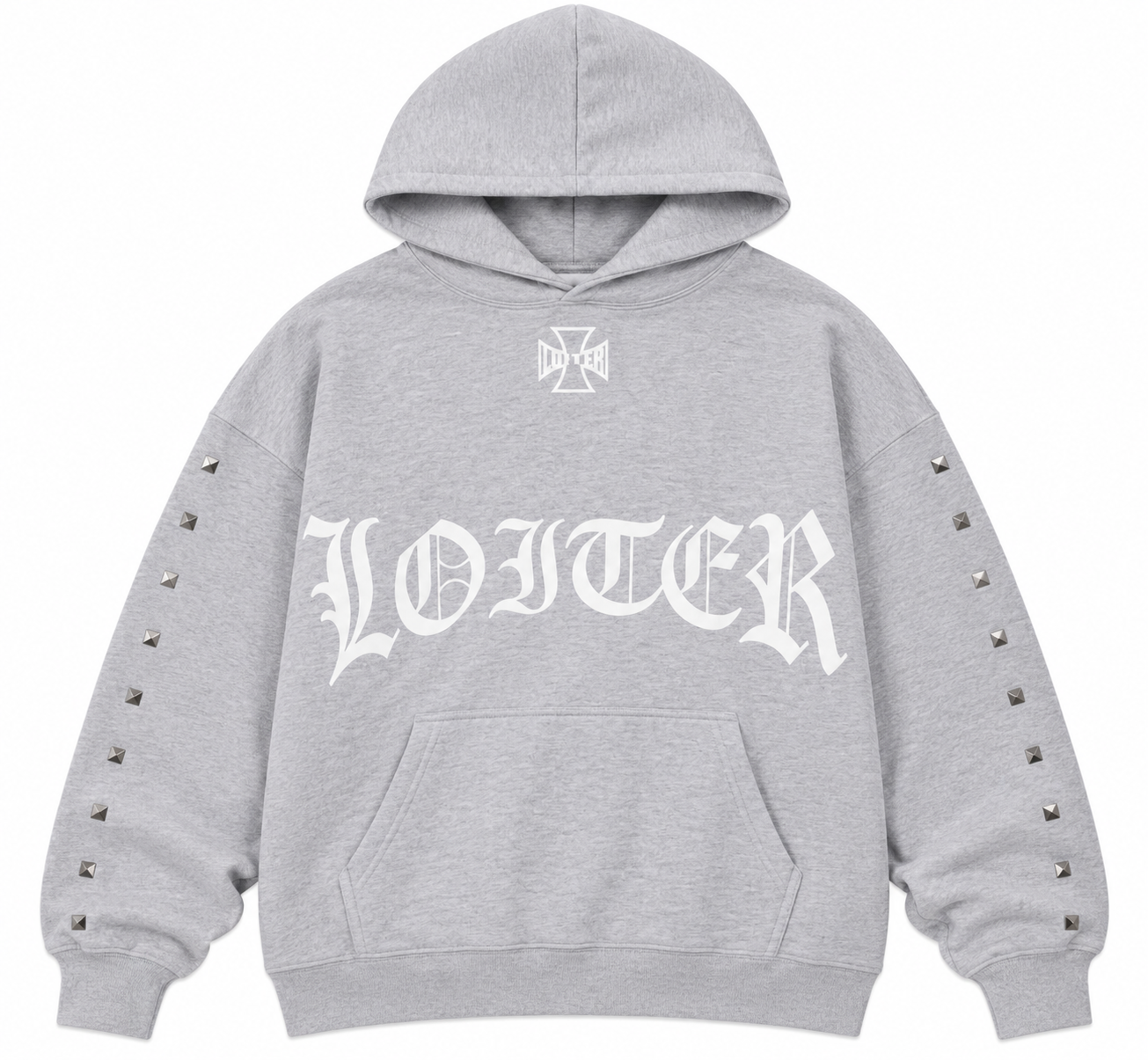 Loiter Bike Hoodie Grey