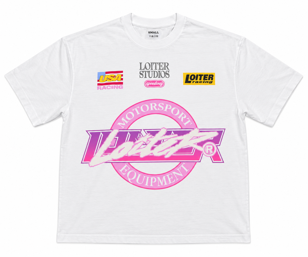 Loiter Motosport Shirt White