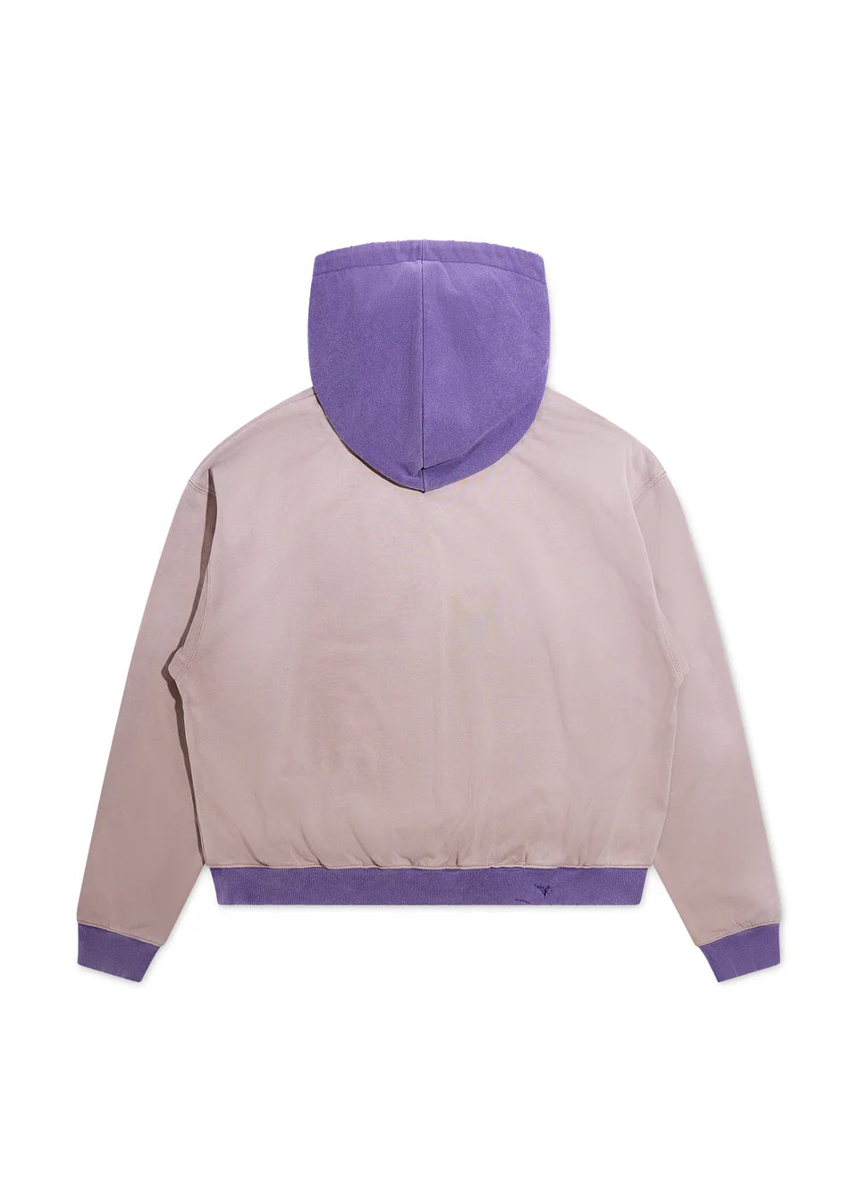 Diet Starts Monday Collegiate Overlap Hoodie Tan/Purple