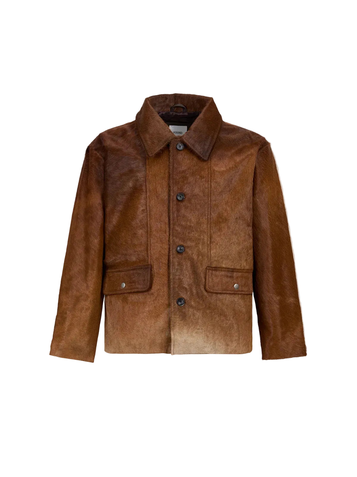 Found Cowhide Jacket in brown