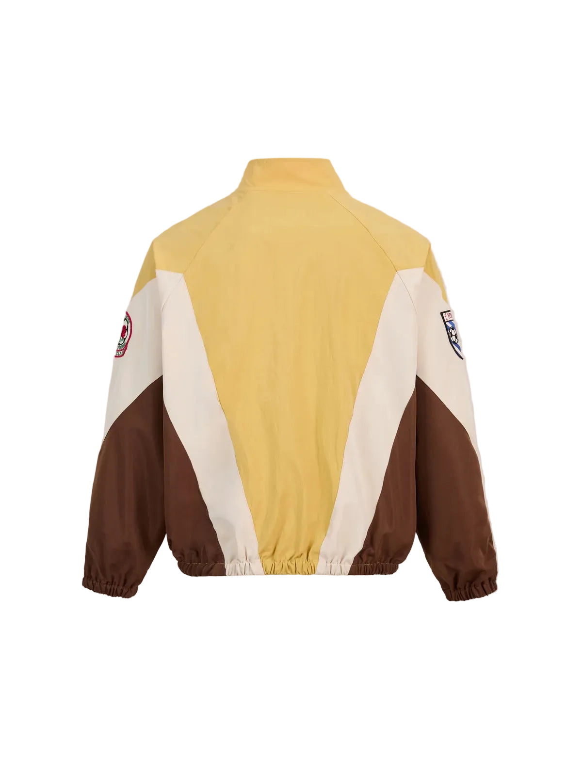 found Crestline Sport Zip Jacket gold brown cream