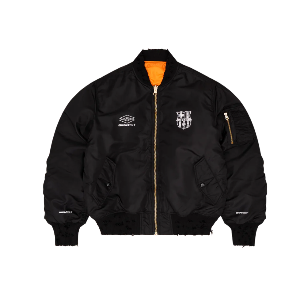 BRAVEST STUDIOS SOCCER BOMBER JACKET