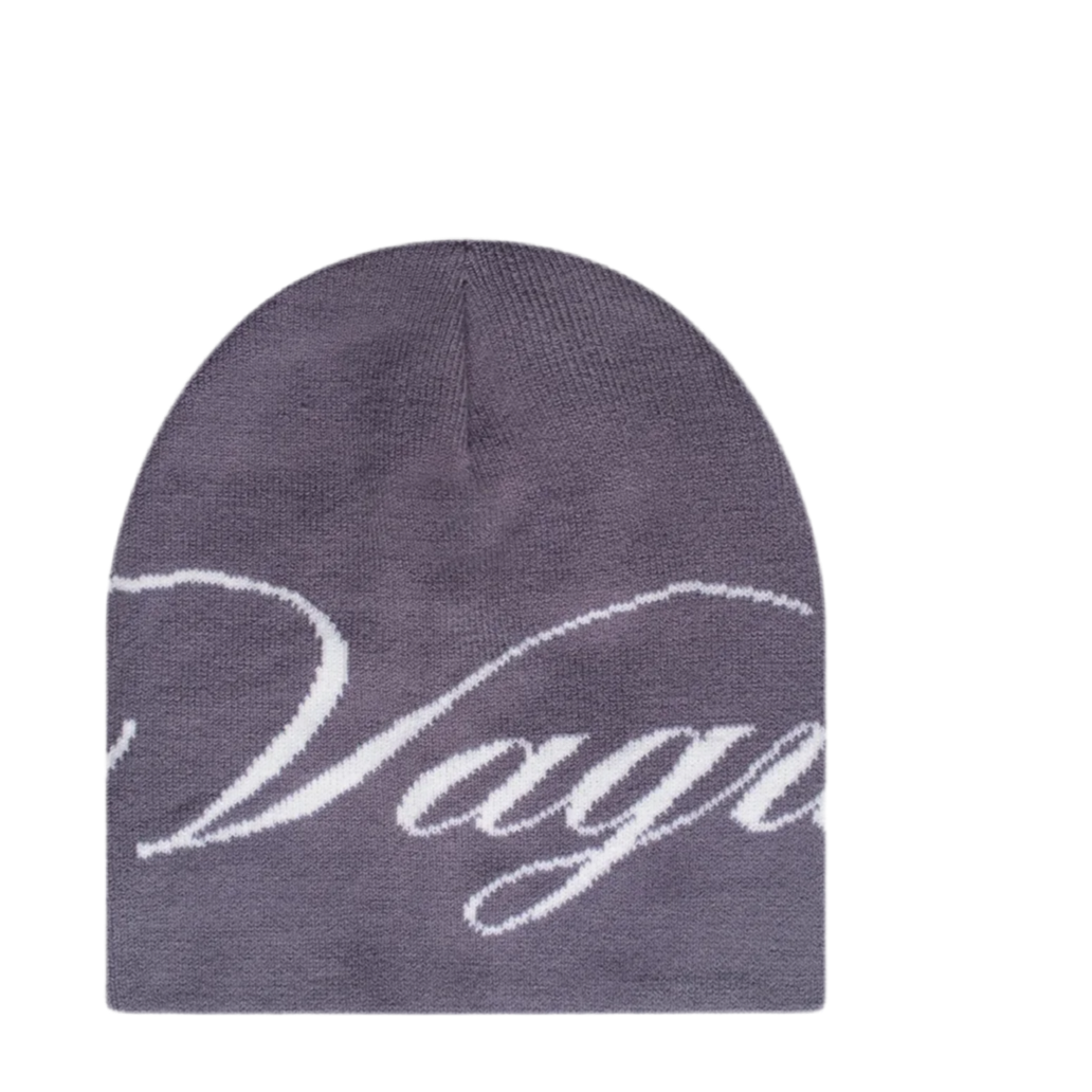 VAGUE Studios CALLIGRAPHY BEANIE PURPLE