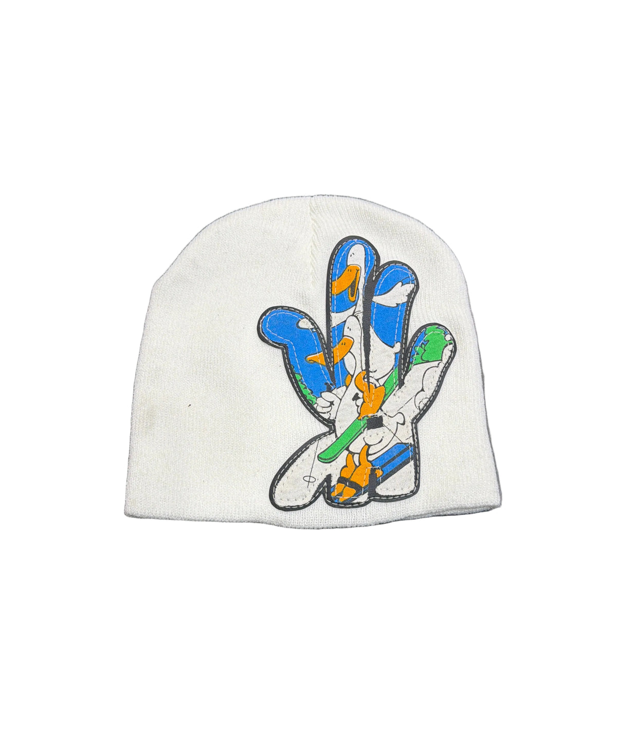 YKWYK WHITE Comic PATCH BEANIE