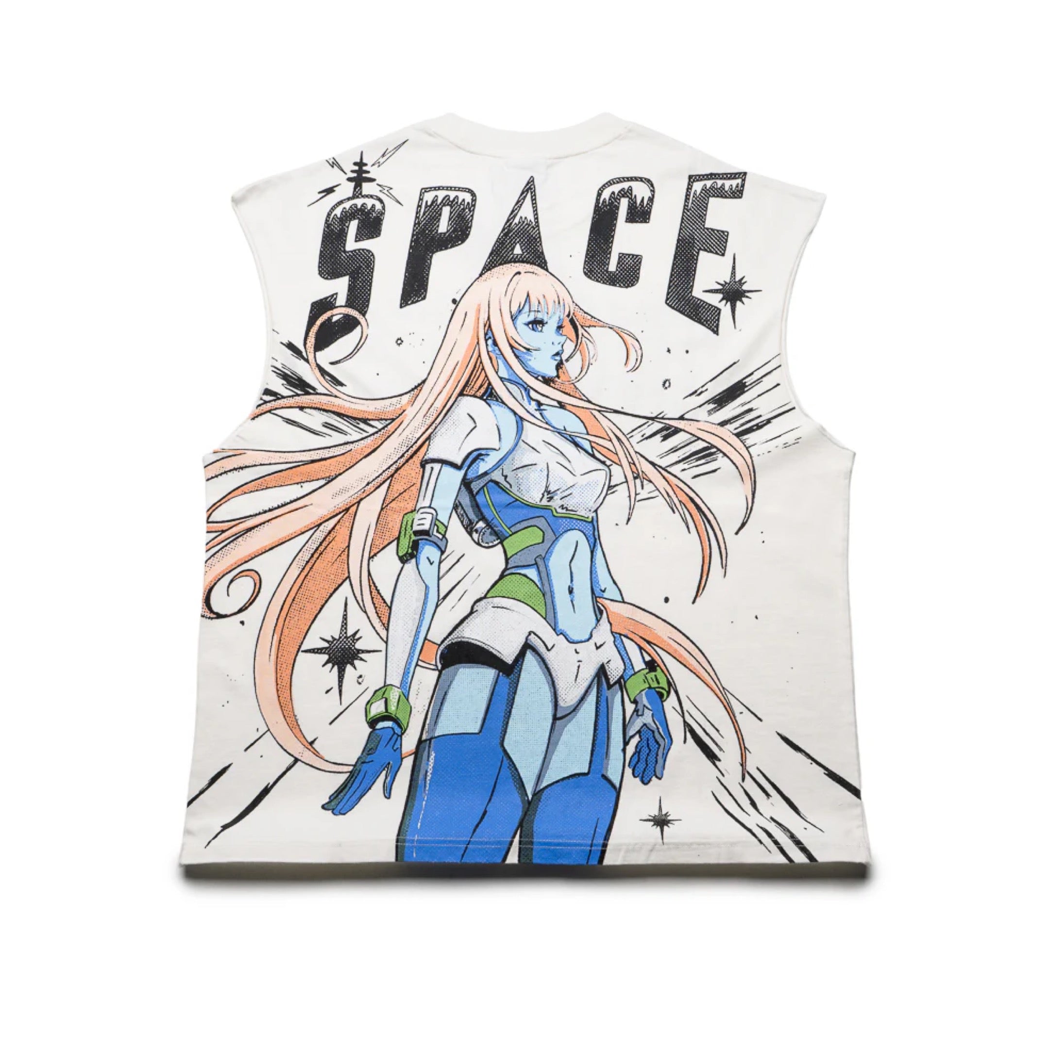 Billionaire Boys Club Space Sleeveless Knit Tee White