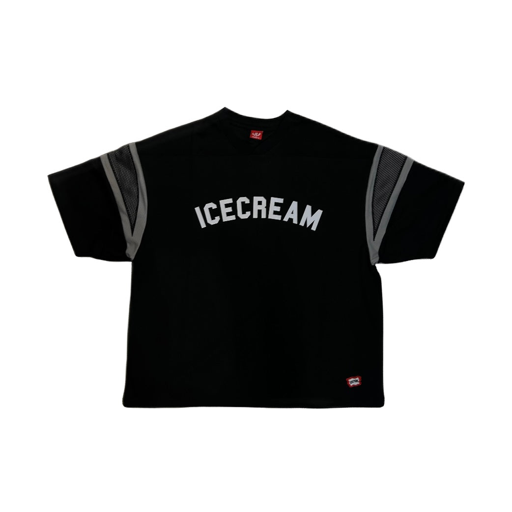 ICE CREAM| PASS SS KNIT (CROP FIT) BLACK