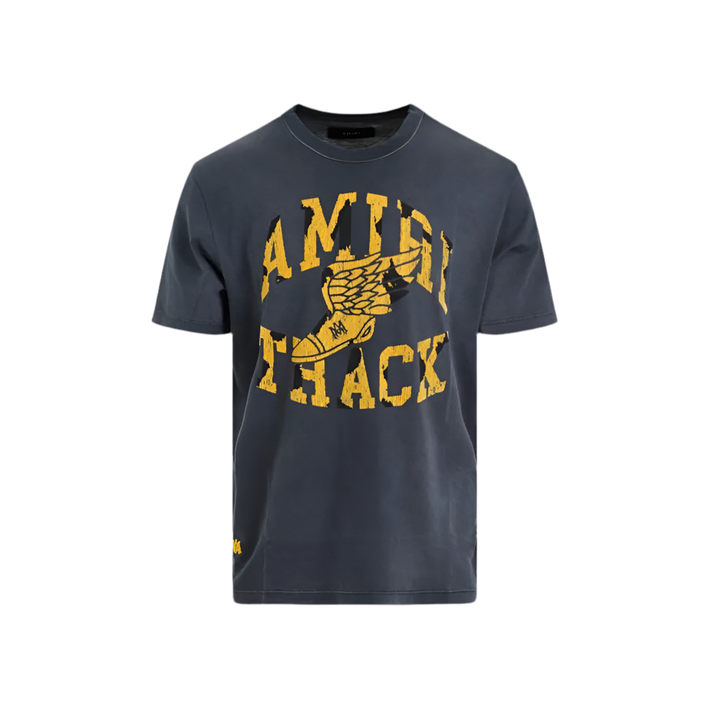 AMIRI TRACK T-SHIRT FADED BLACK