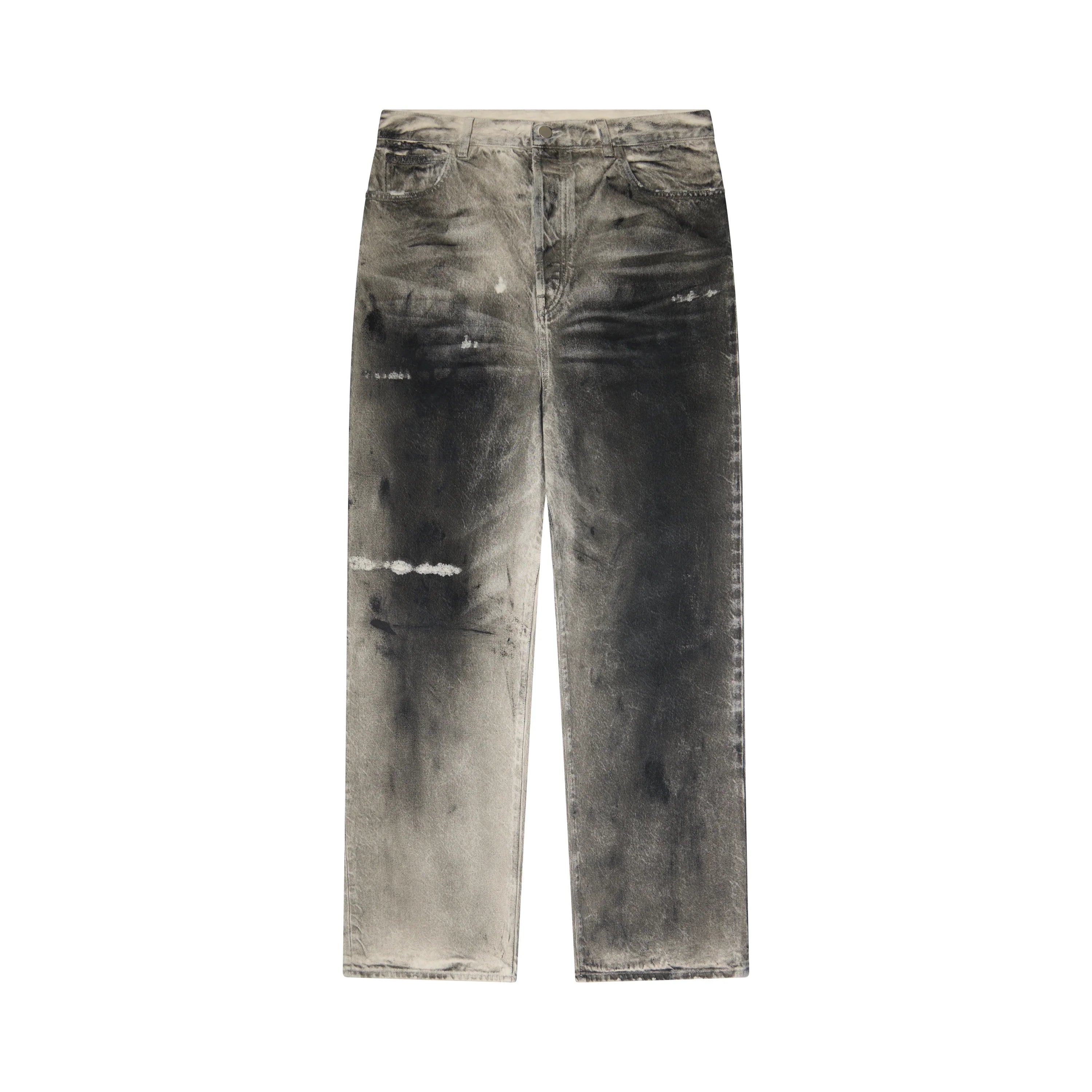 KID SUPER White washed doves denim