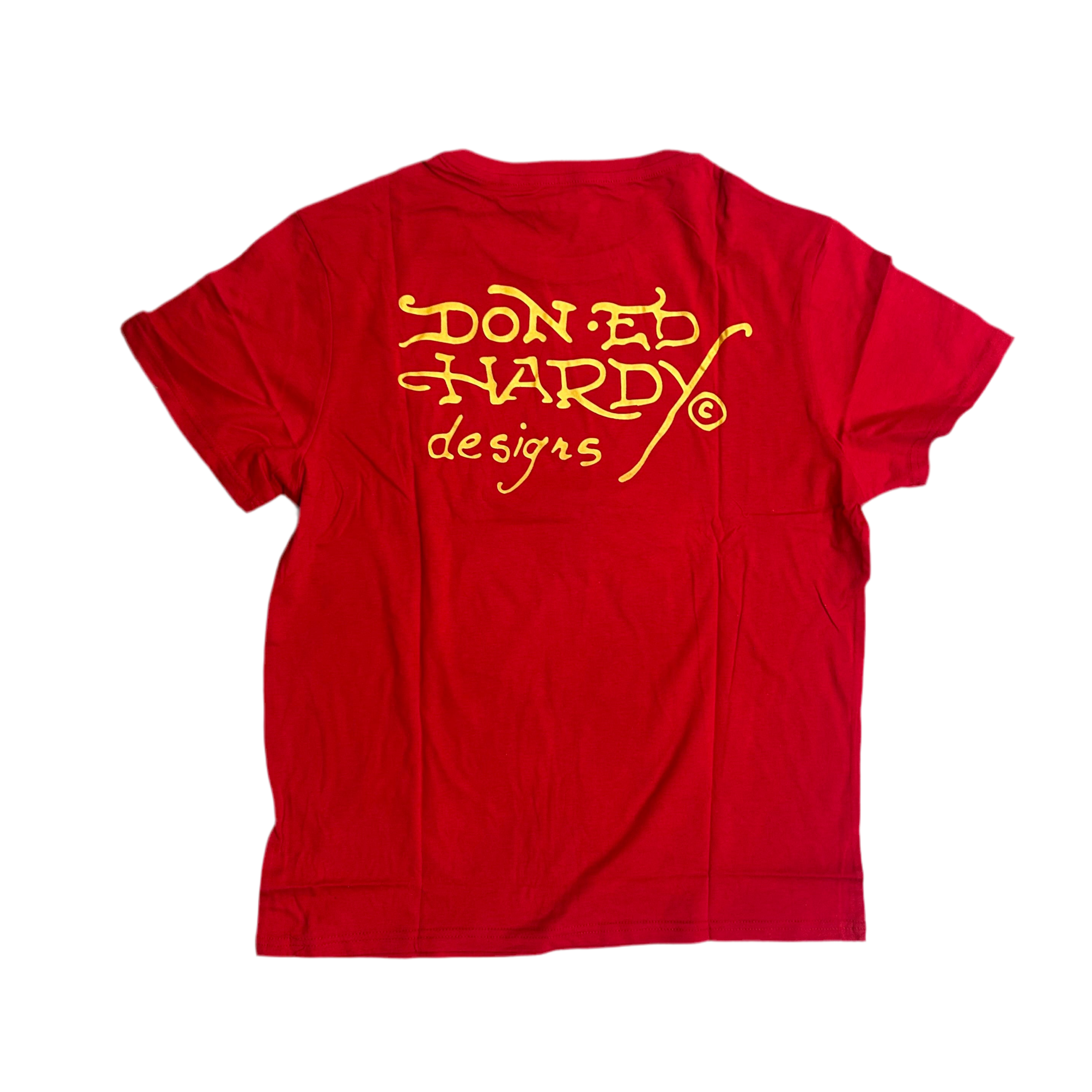 ED HARDY LIVE RED TEE