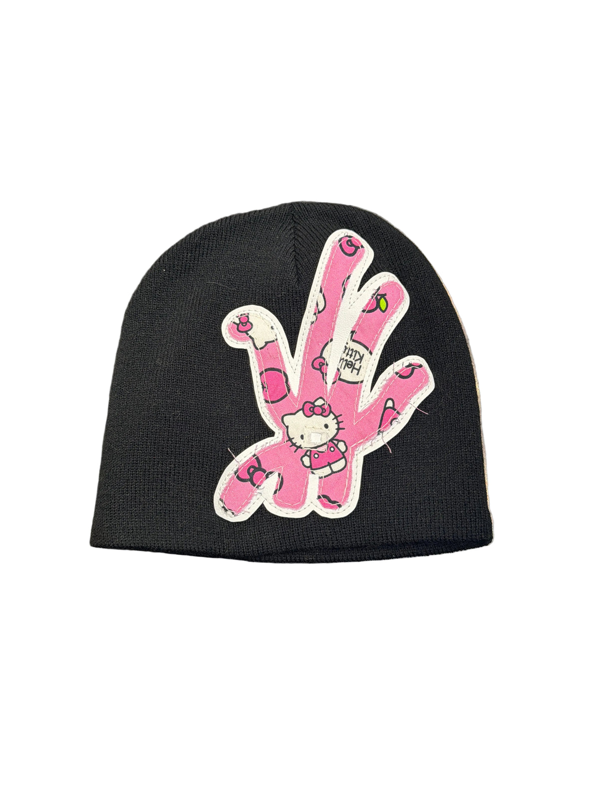 YKWYK BLACK Hello Kitty BEANIE