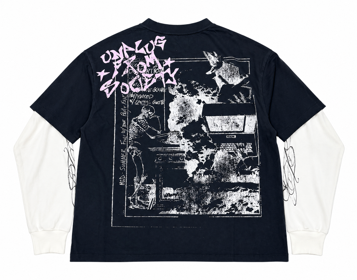 BOREDOM KILLS French LS Thermal tee