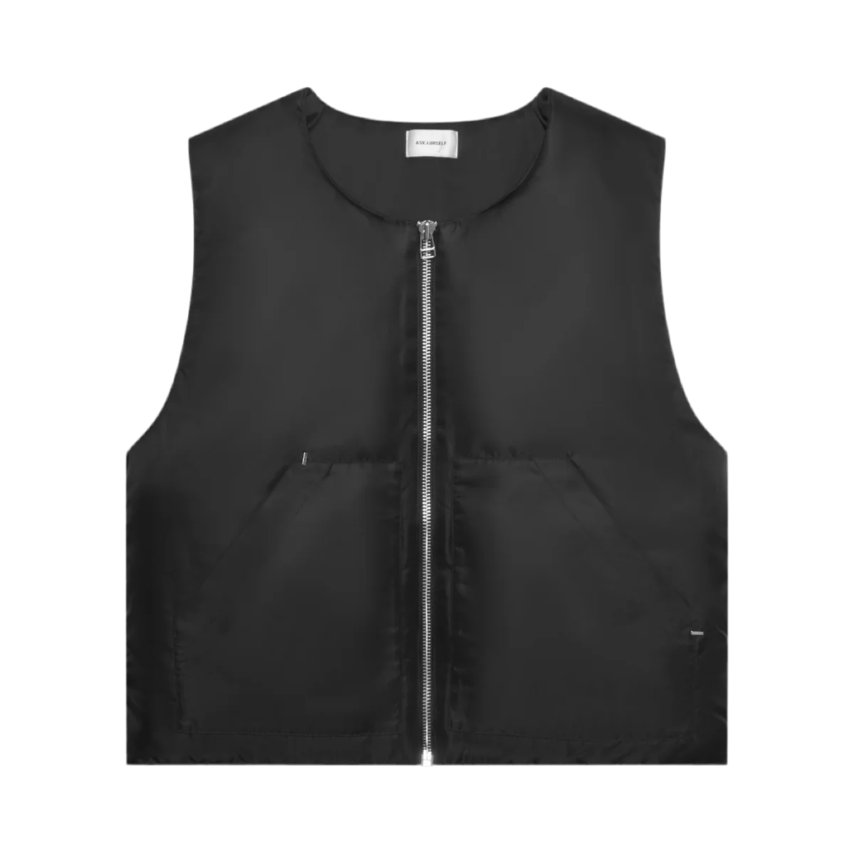 ASK YURSELF NYLON PUFFER BOMBER VEST