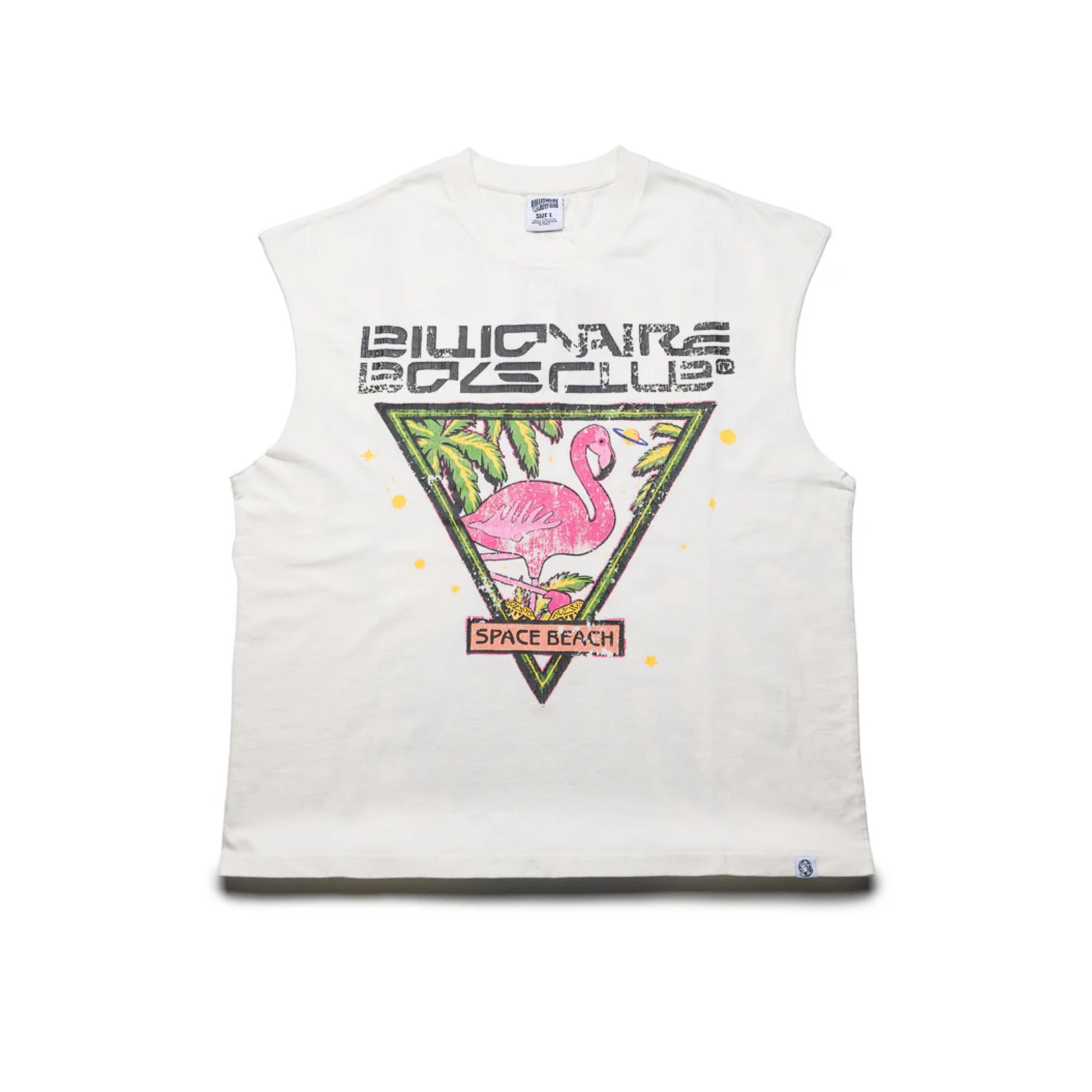 Billionaire Boys Club Space Sleeveless Knit Tee White