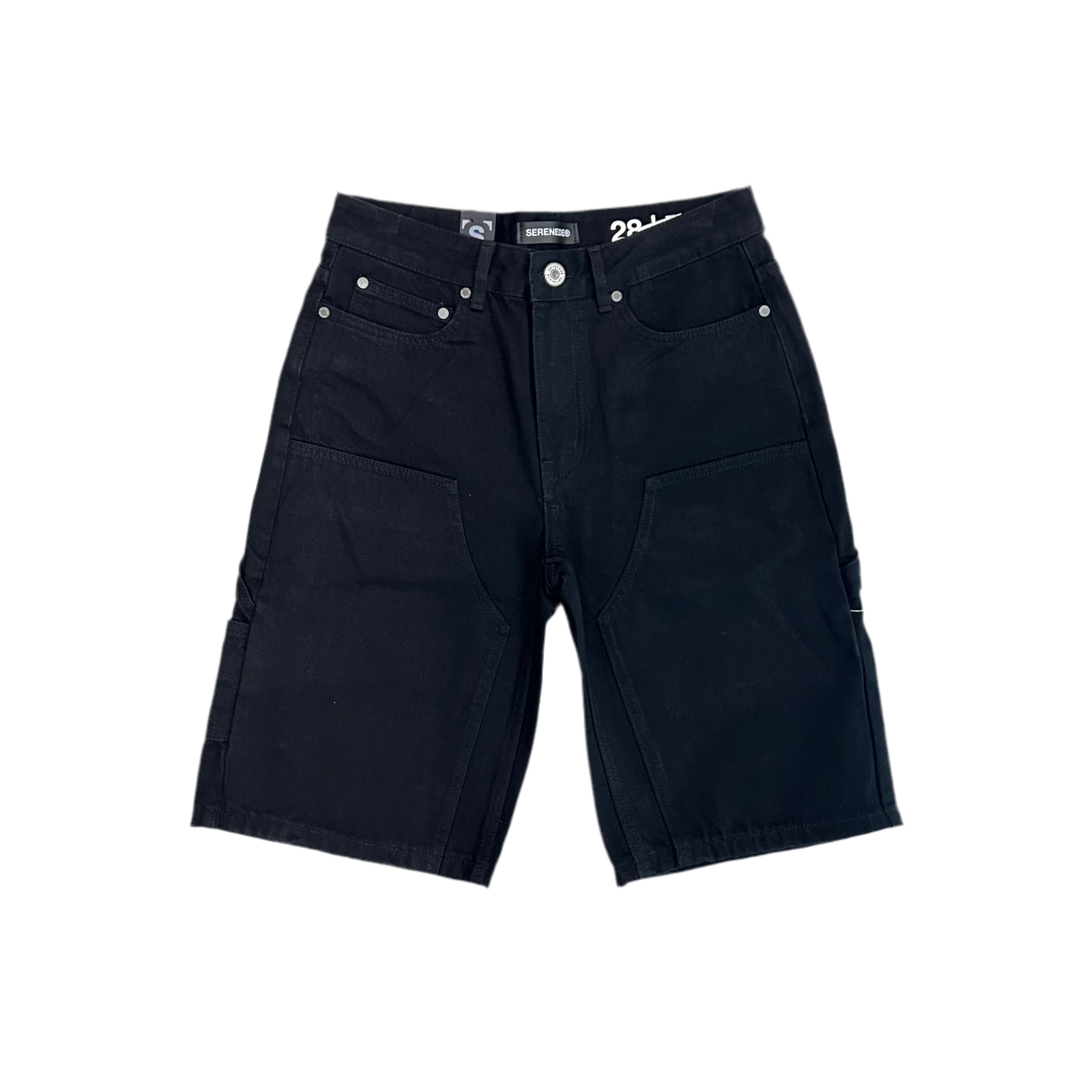 SERENEDE BLACK CARPENTER JORT