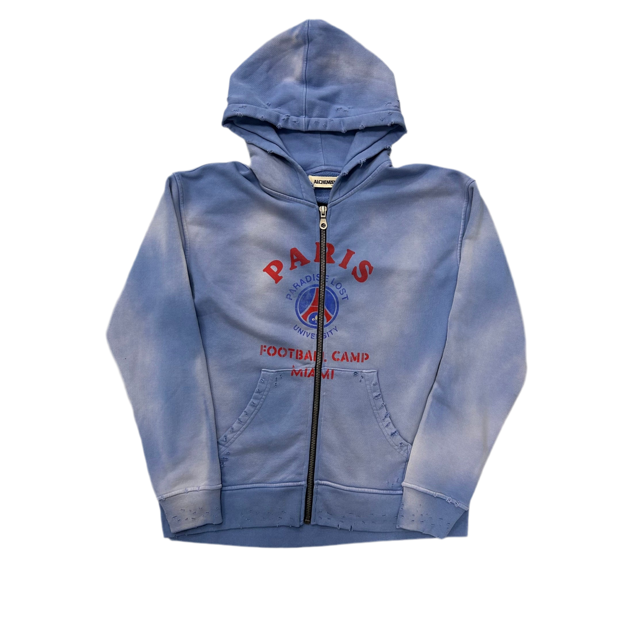 ALCHEMIST HOODIE ZIP UP BLUE