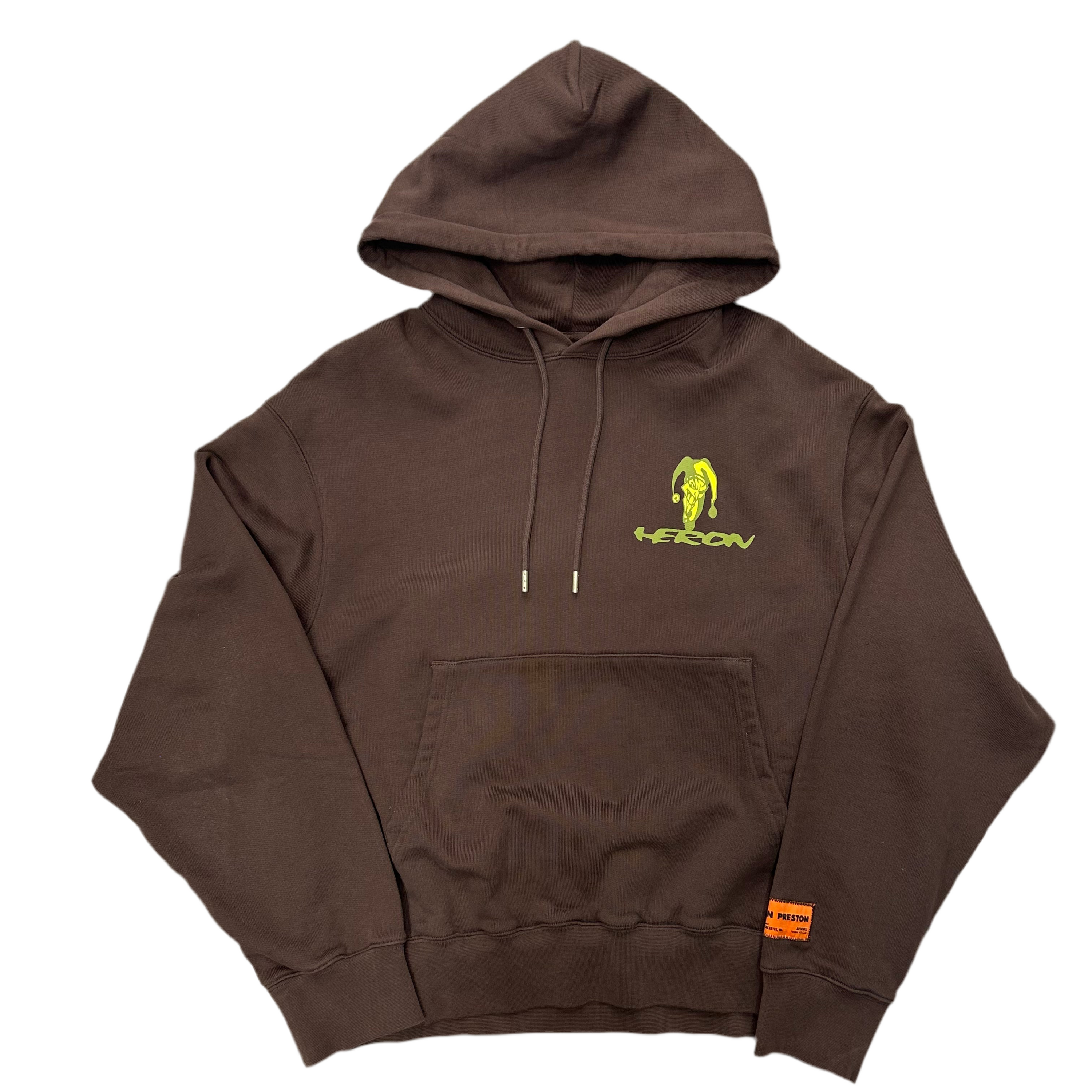 HERON PRESTON HP JOLLY HOODIE BROWN YELLOW