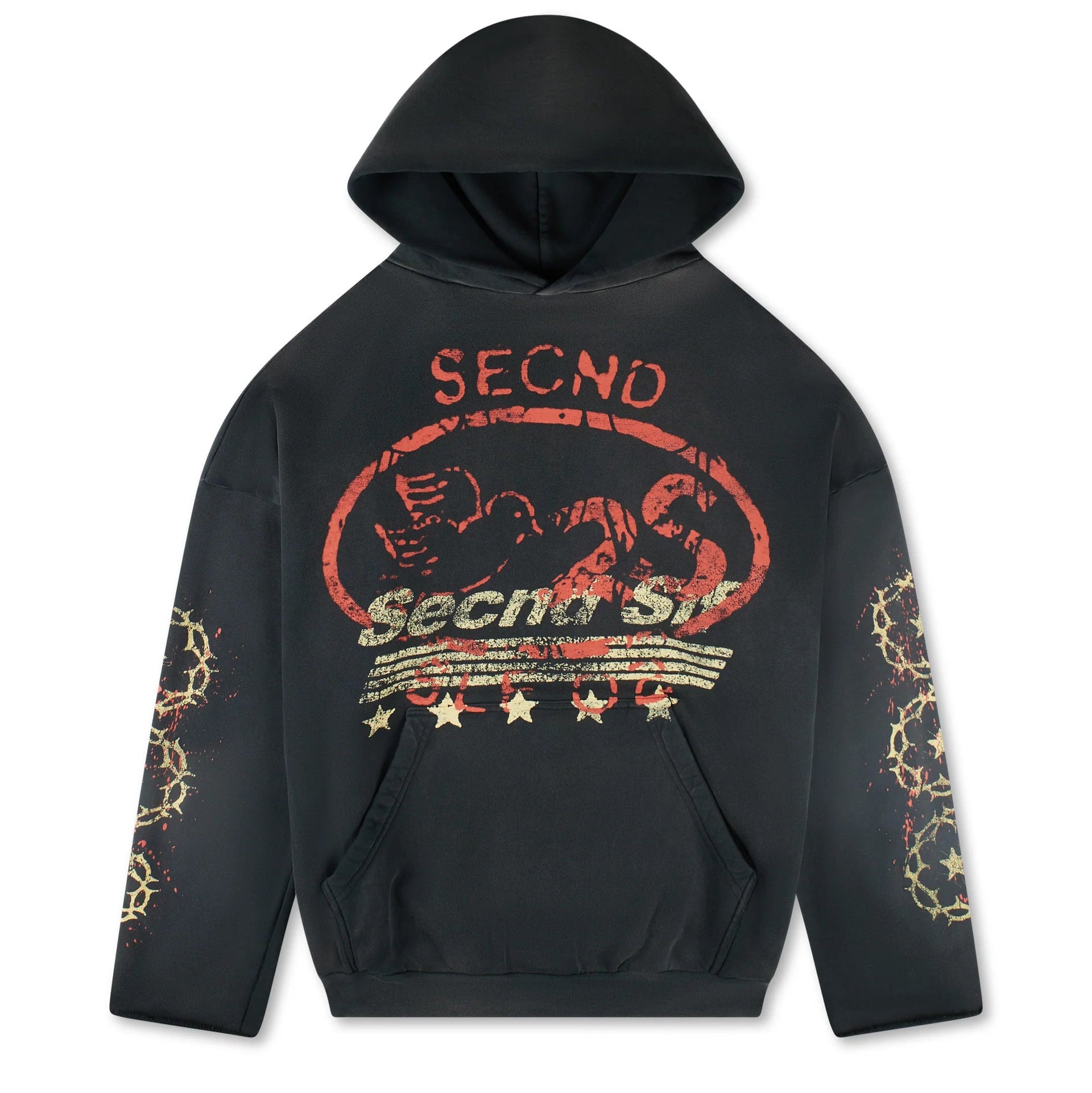 SECNDSLF ORNIS HOODIE BLACK