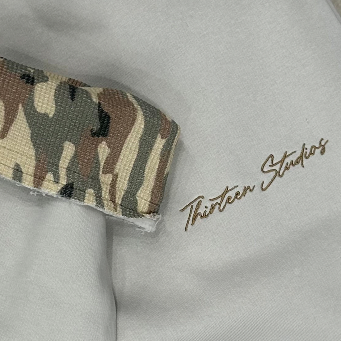 THIRTEEN STUDIOS THERMAL PANT 'GREEN CAMO'