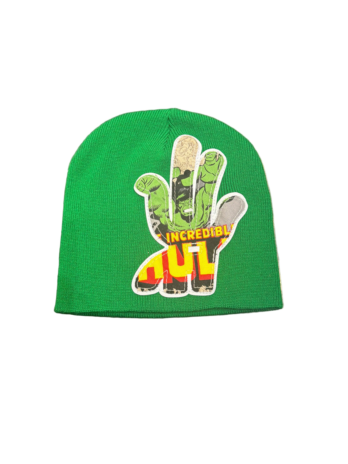YKWYK GREEN Hulk patch BEANIE