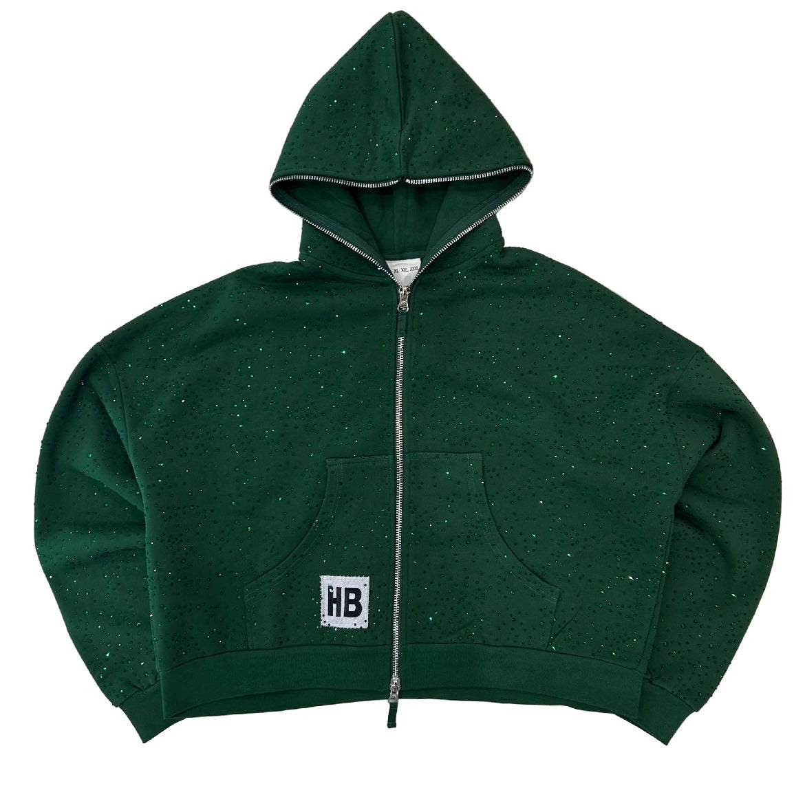 Hypeboys Green Bling Hoodie