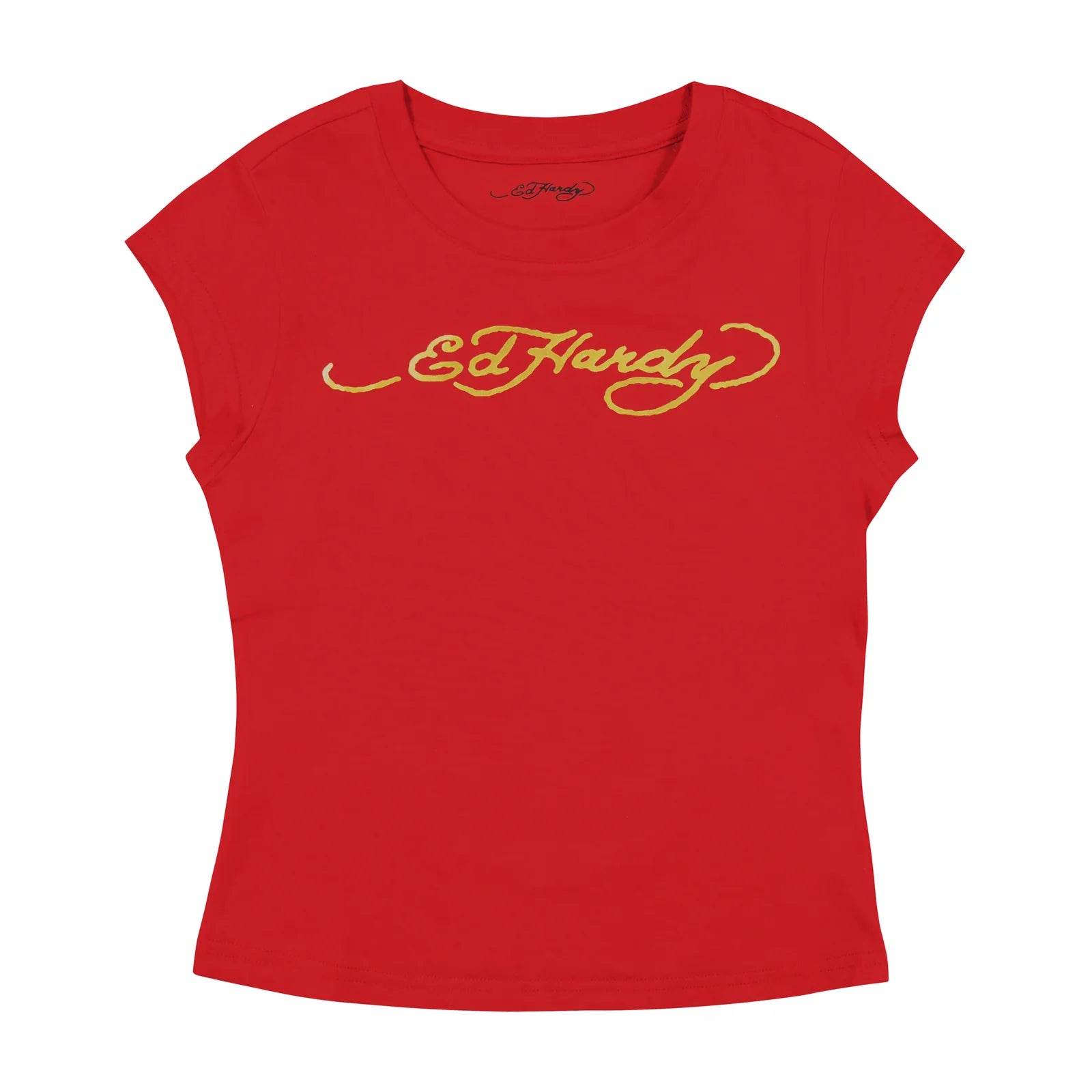 ED HARDY Dragon Cap Sleeve Tee