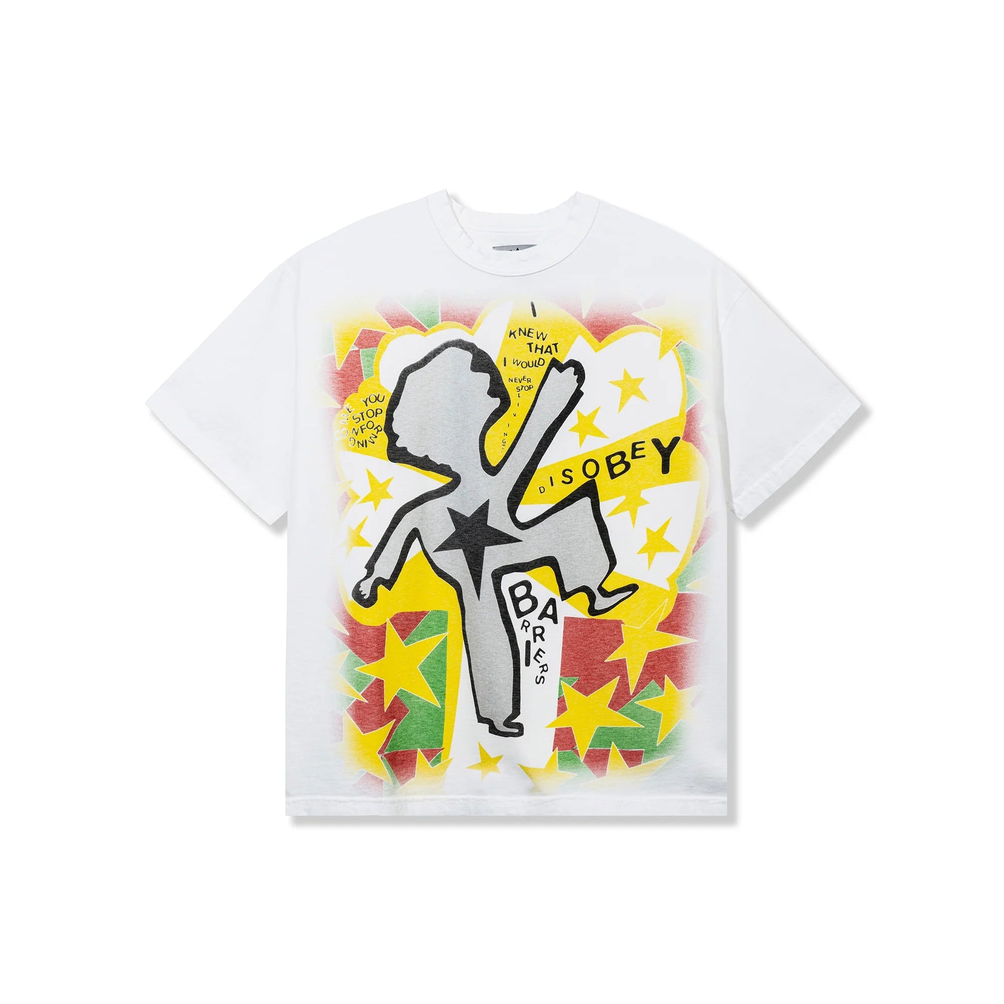 BARRIERS DISOBEY SS TEE - WHITE