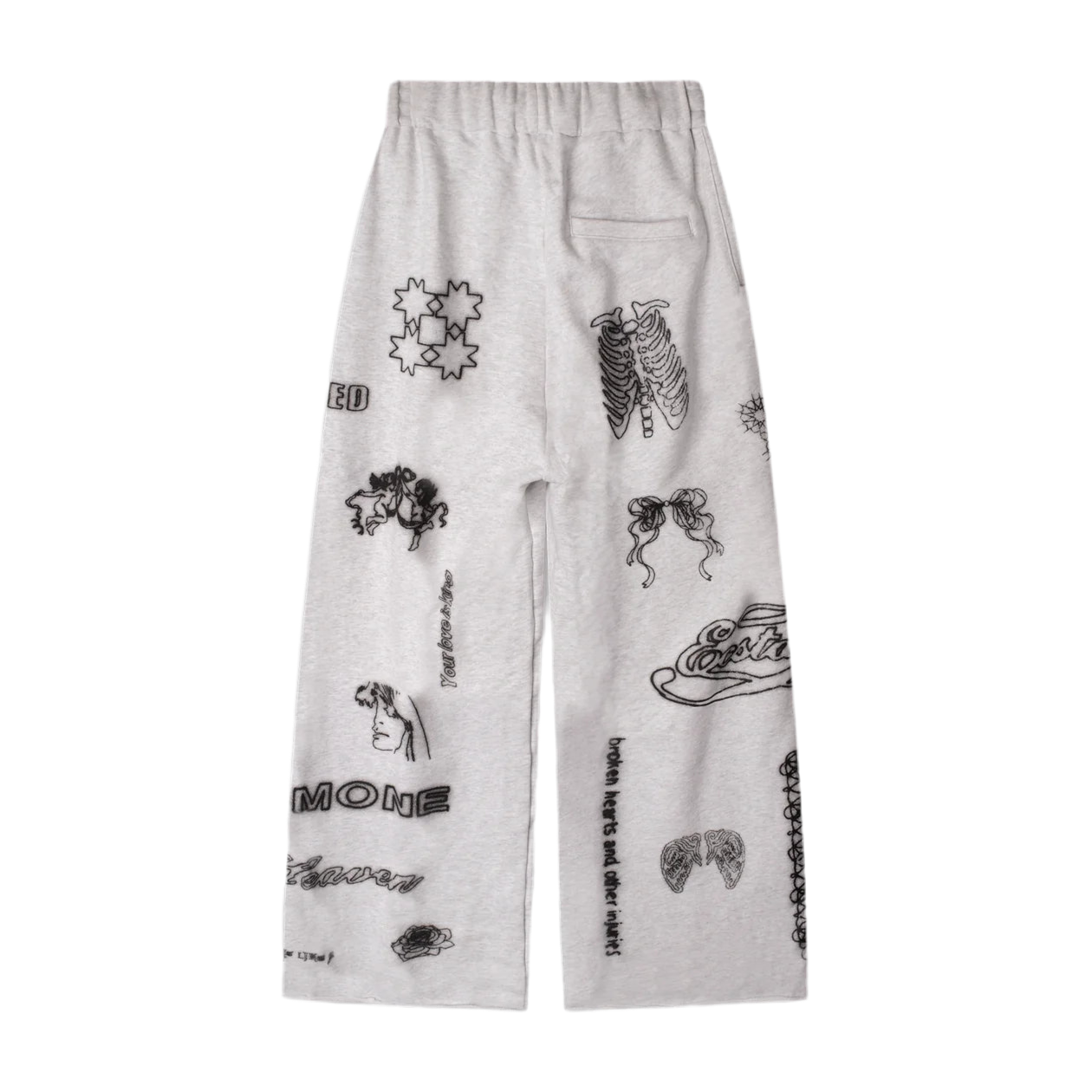 VAGUE STUDIOS SKIN DEEP SWEATPANTS HEATHER