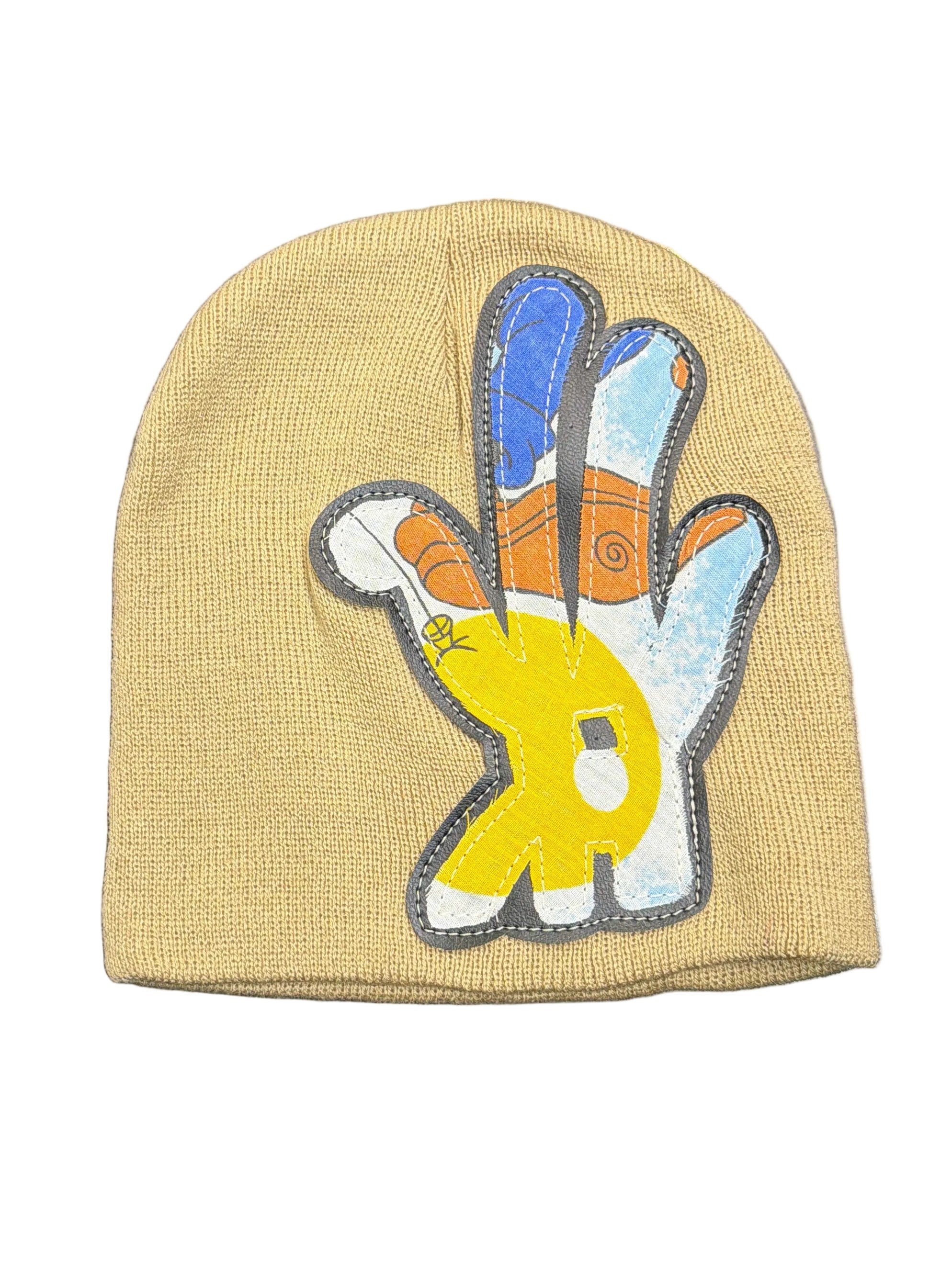 YKWYK COMIC BEANIE BEIGE