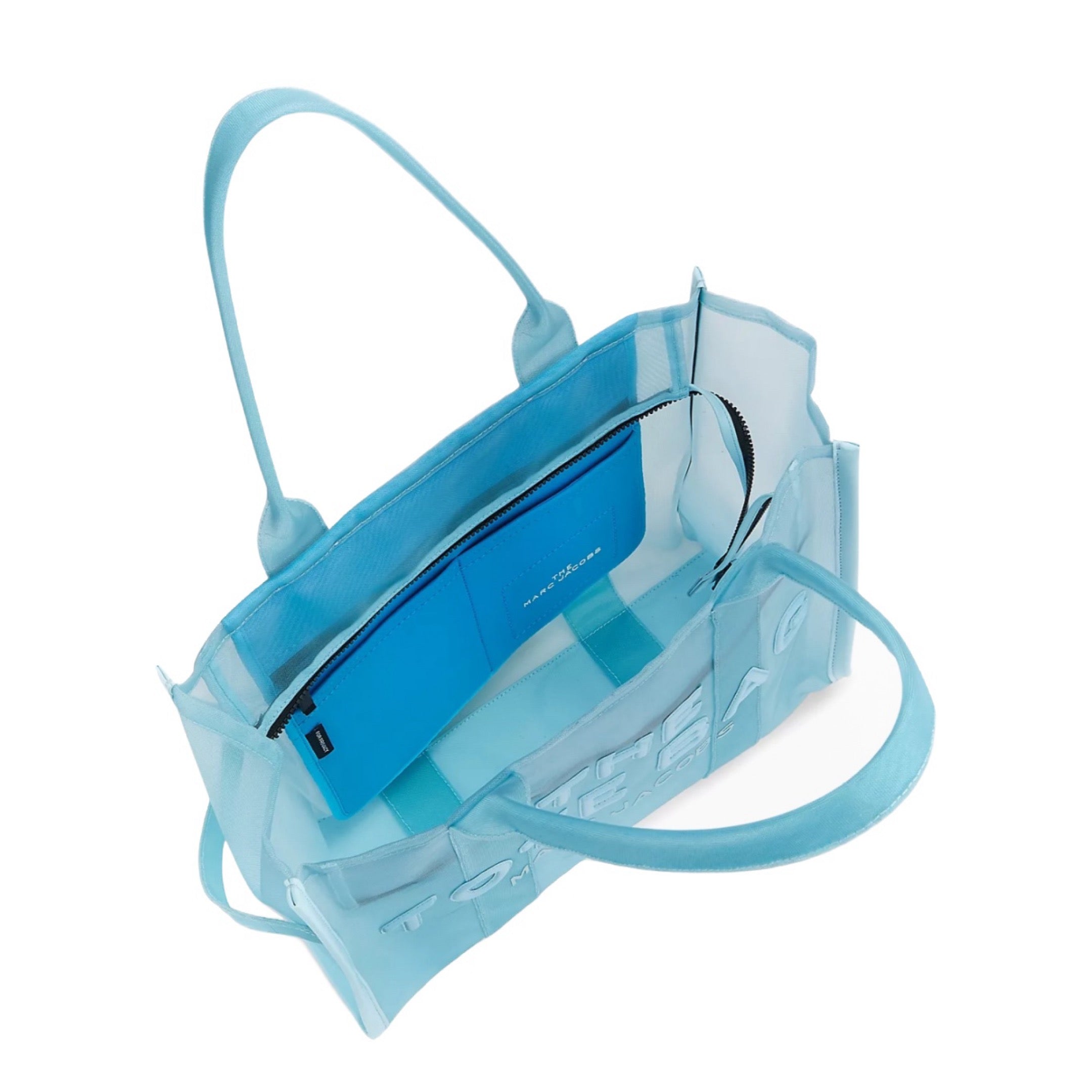 MARC JACOBS THE LARGE MESH TOTE PALE BLUE