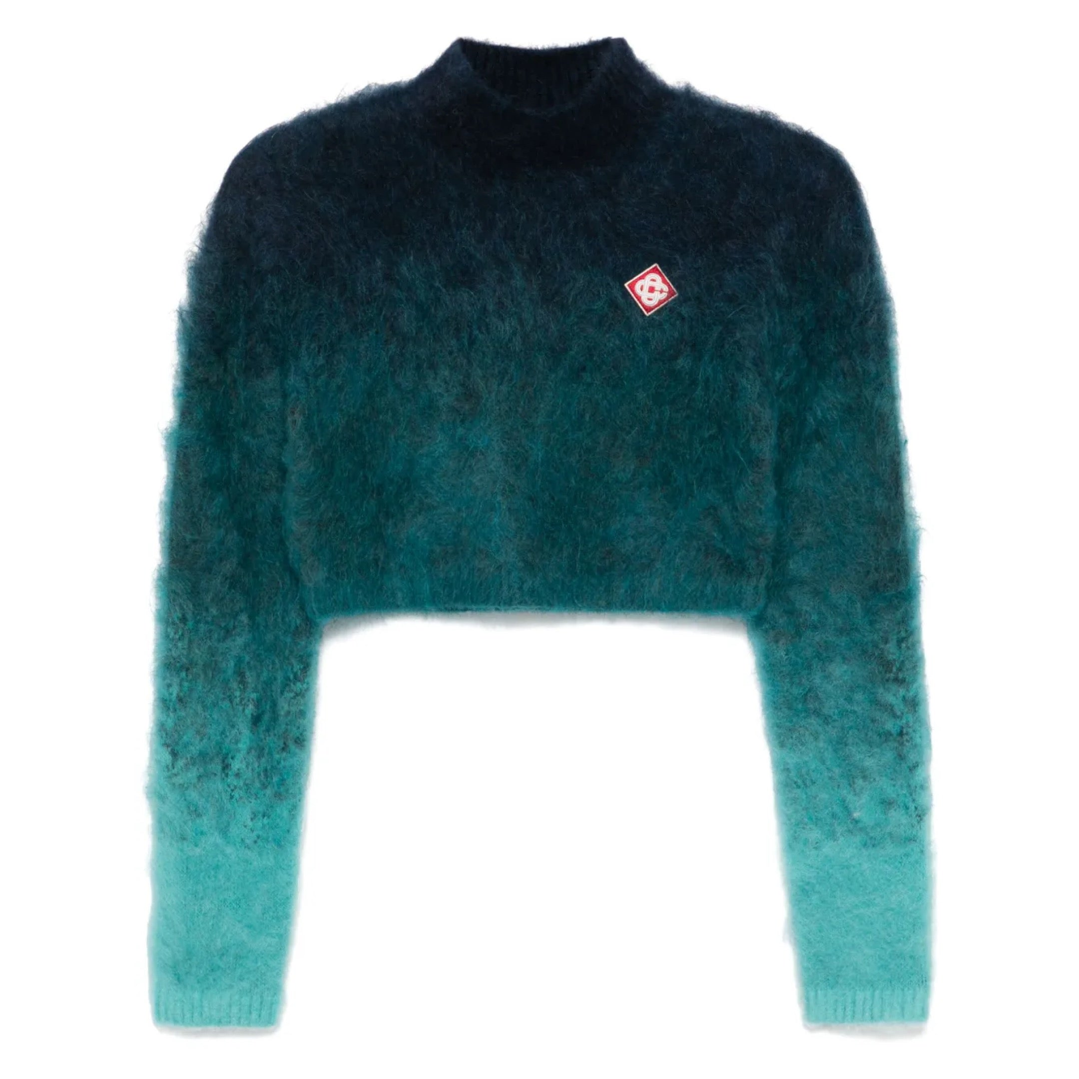 CASABLANCA GRADIENT HIGH NECK SWEATER