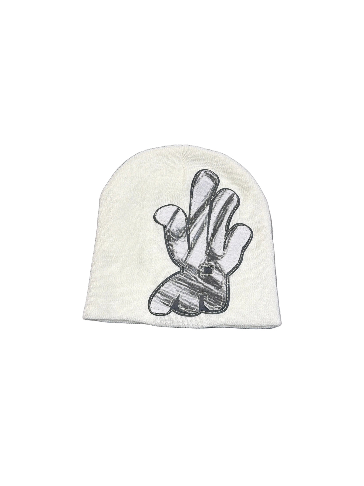 YKWYK WHITE Comic PATCH BEANIE