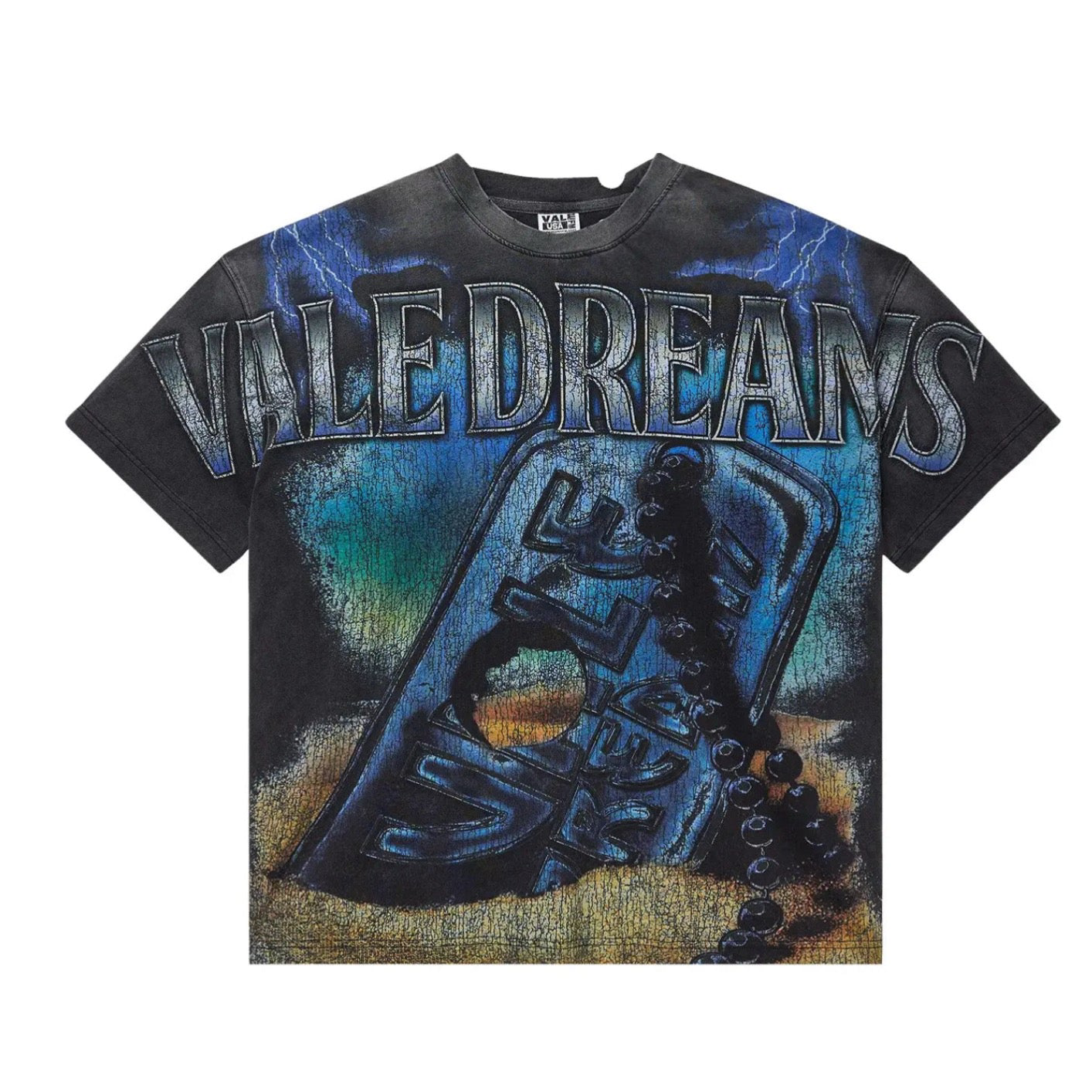 Vale Forever Dog Tag Big Tee 'Black'