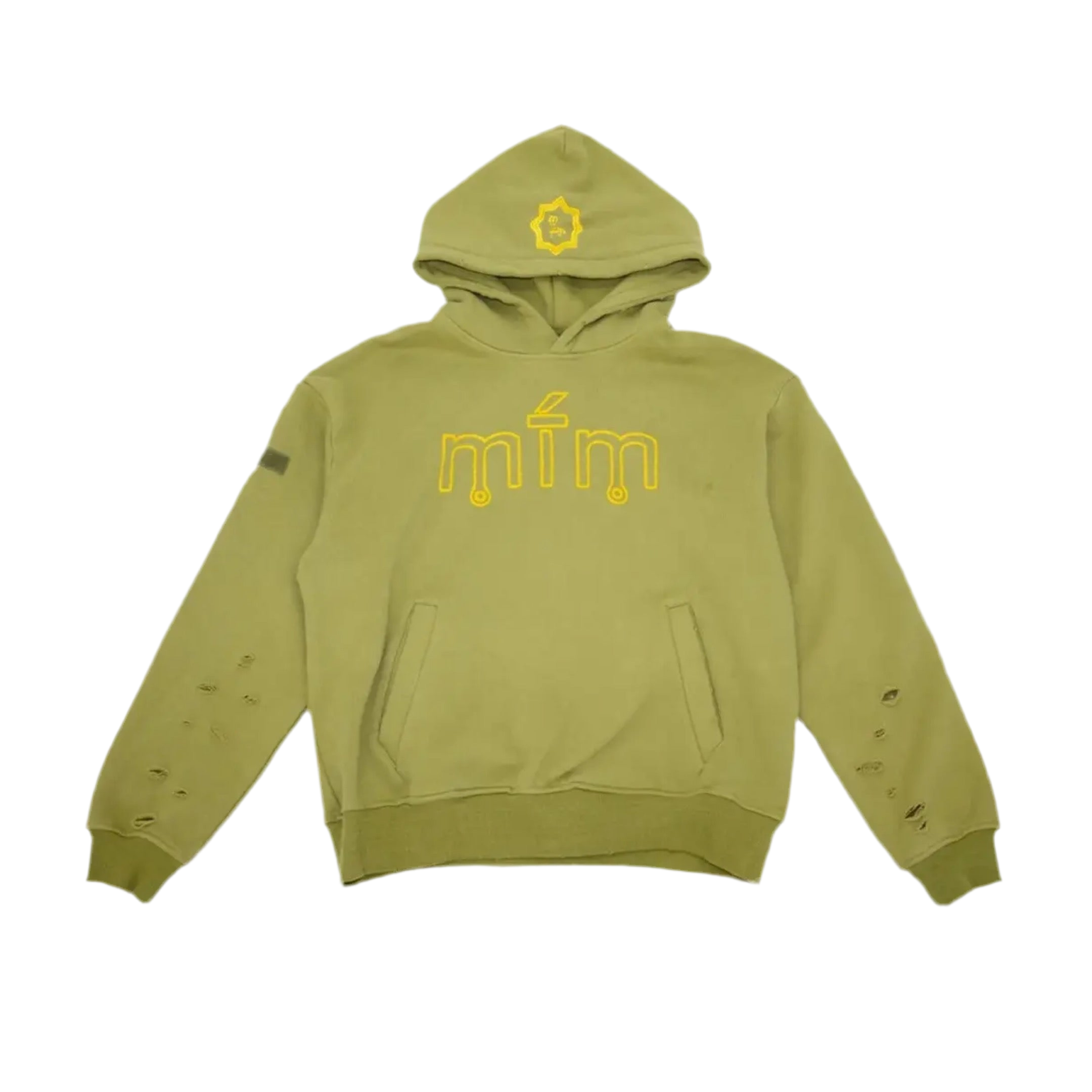 MURD333R.FM GREEN HOODIE