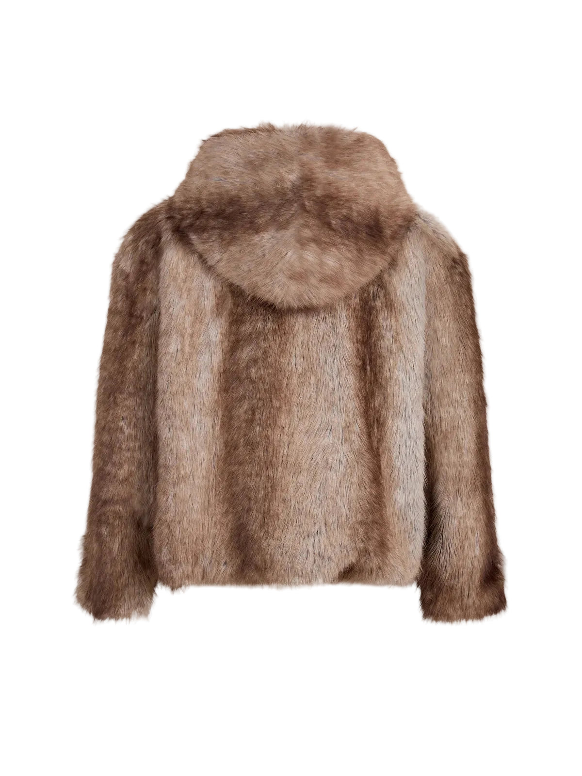 FOUND Faux Fur Hoodie