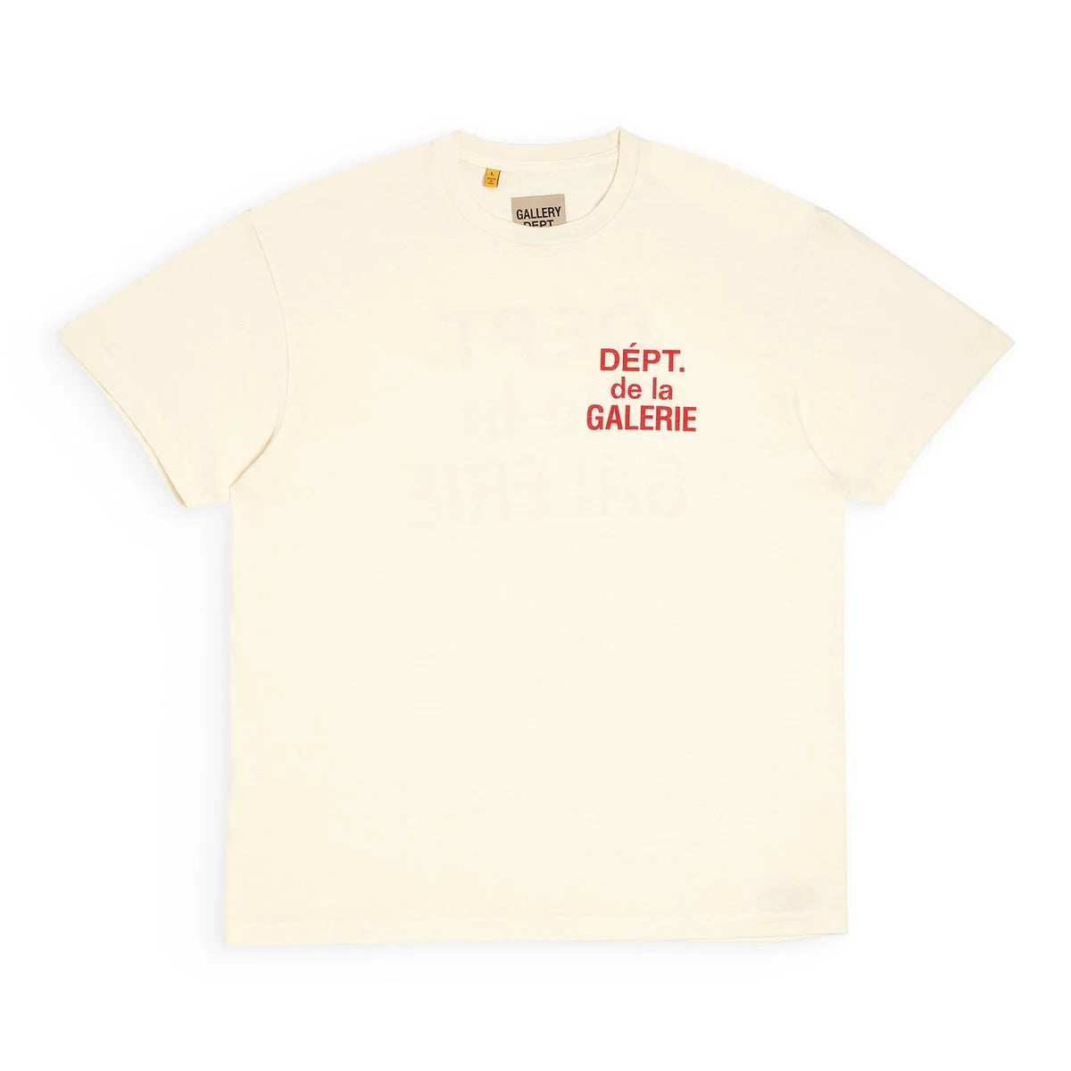 GALLERY DEPT. FRENCH TEE - CREAM/ORANGE