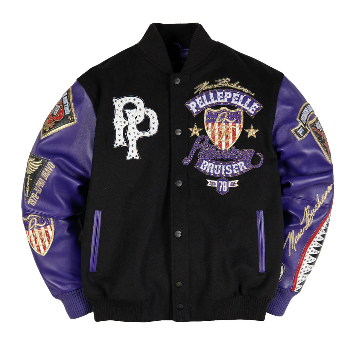 Pelle Pelle American Bruiser Varsity Jacket