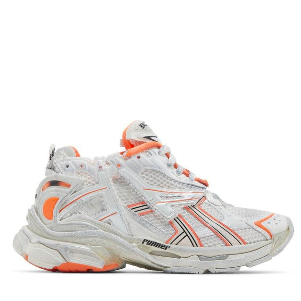 Balenciaga| Runner Sneaker White/Orange