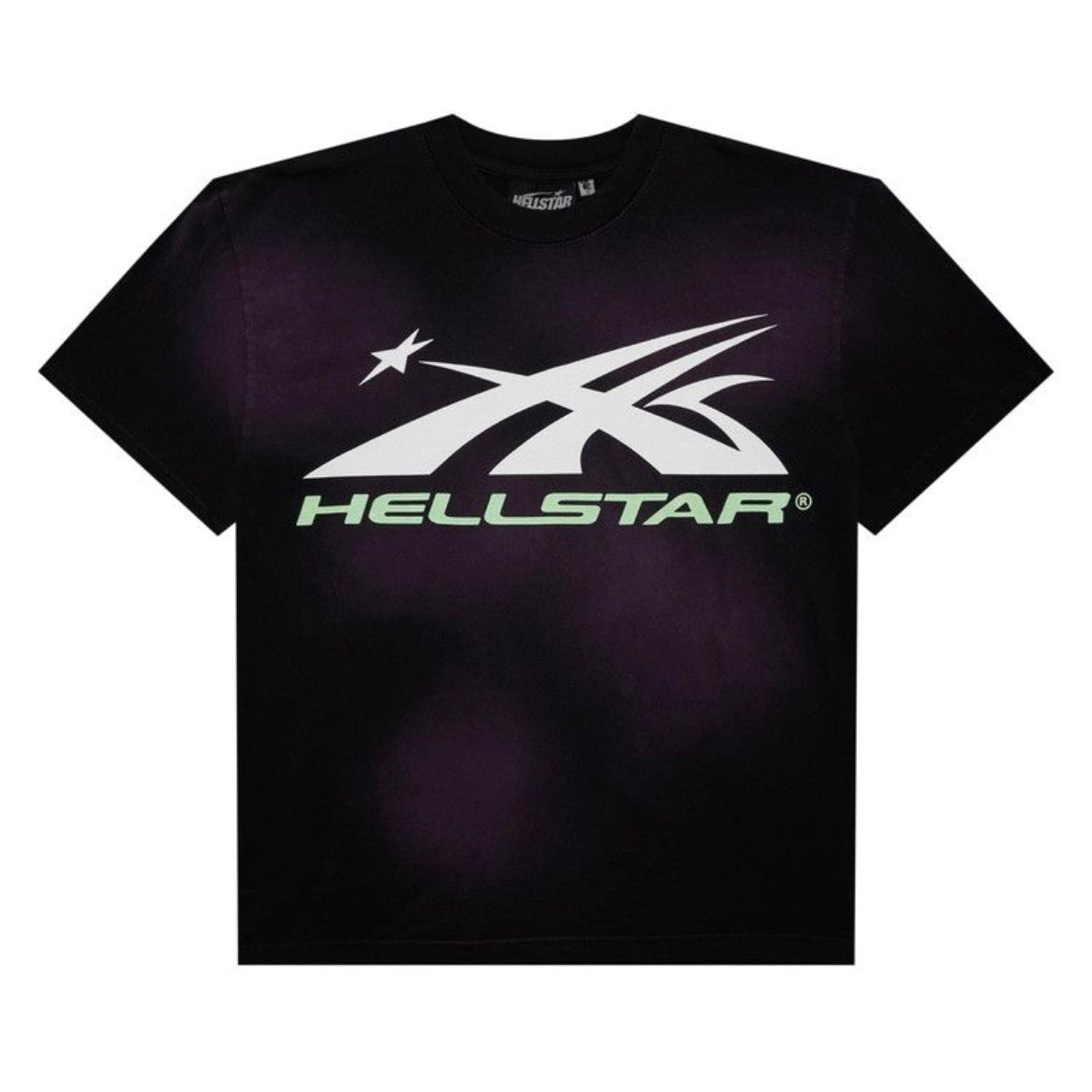 HELLSTAR GLOW IN THE DARK SPORTS LOGO TEE PURPLE