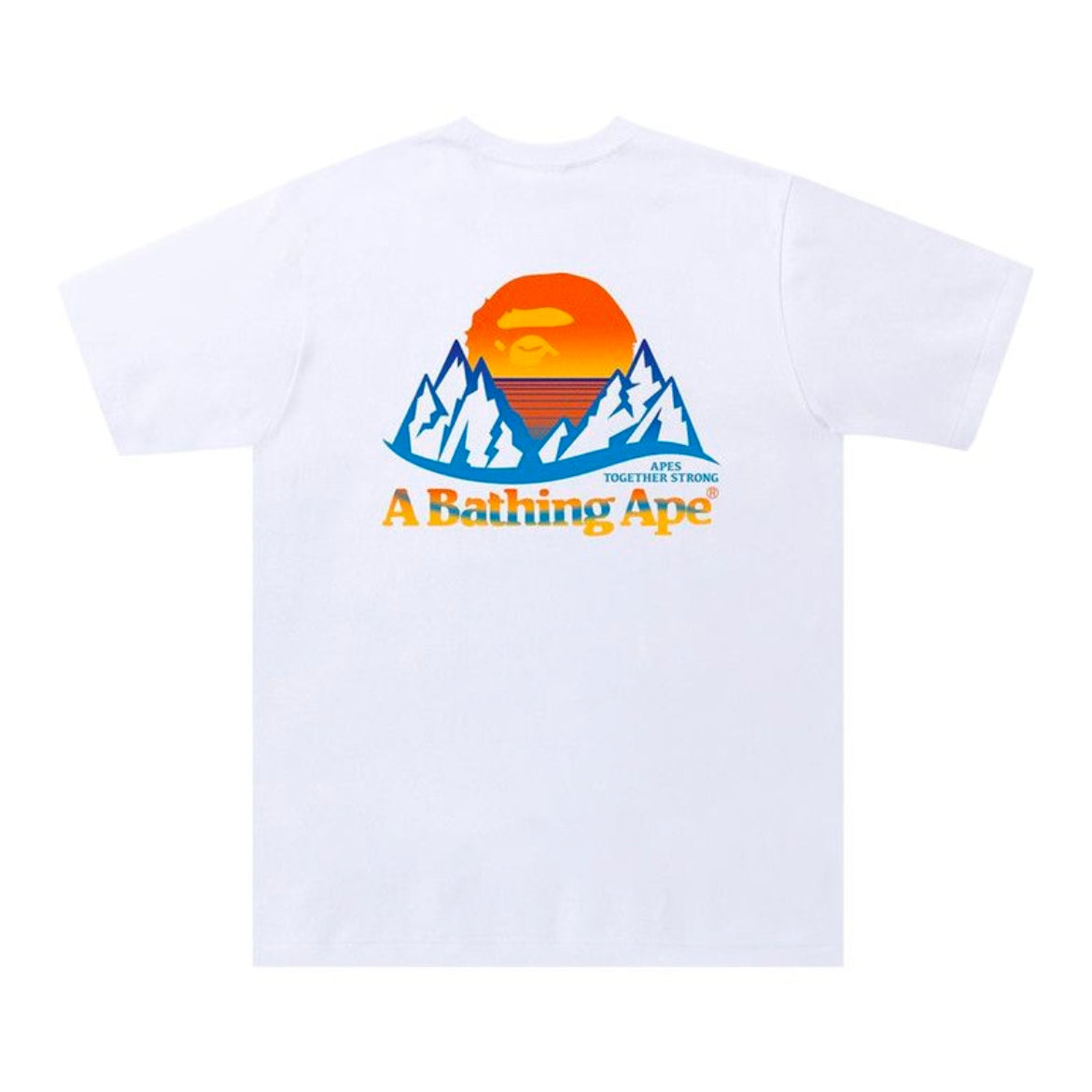 BAPE MOUNTAIN TEE WHITE