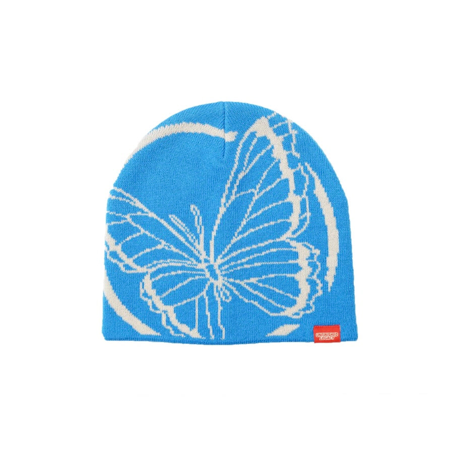 UNFINISHED LEGACY MONOGRAM BLUE SKULLY BEANIE